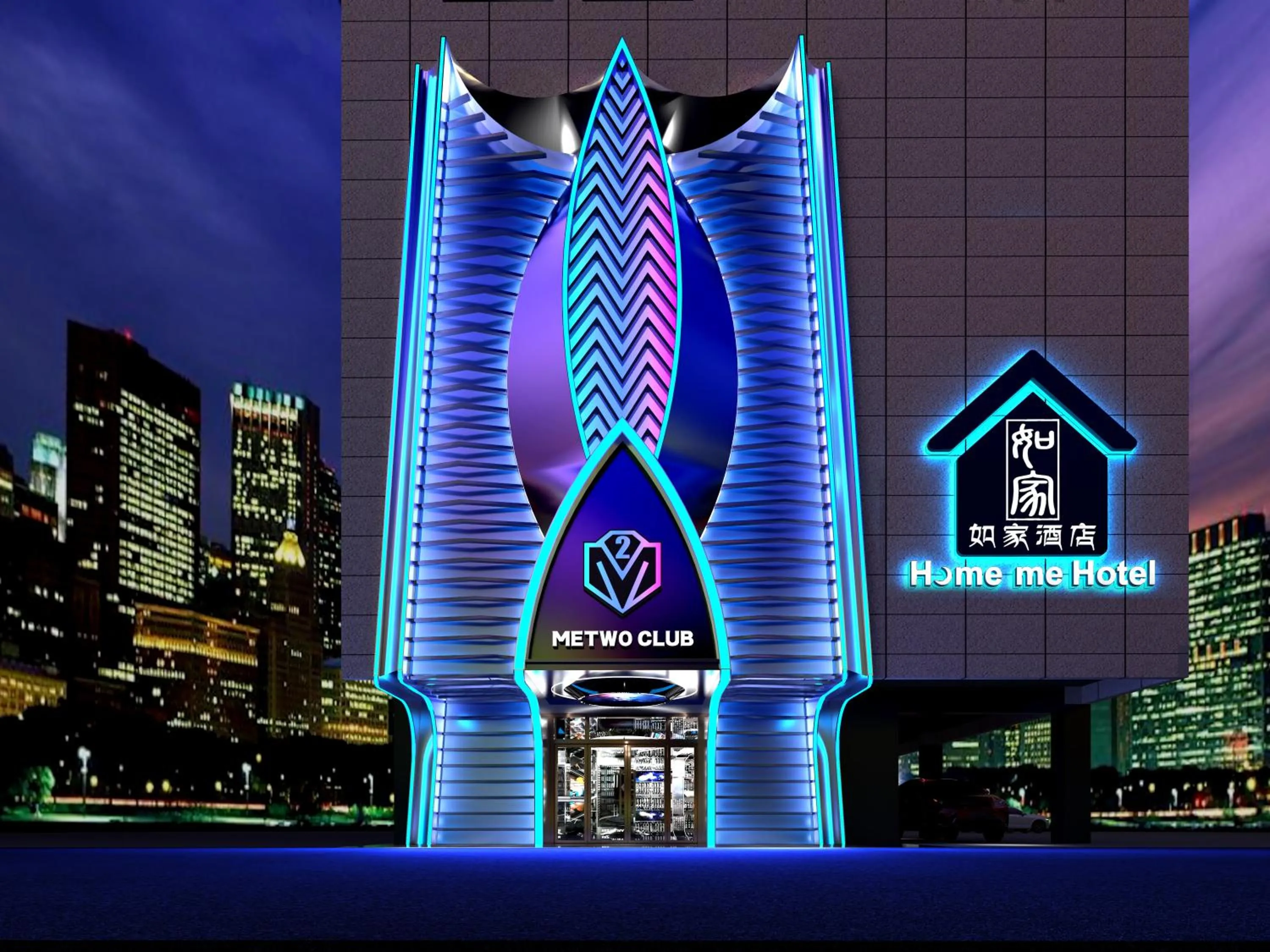 Property building in Home me Hotel Makati