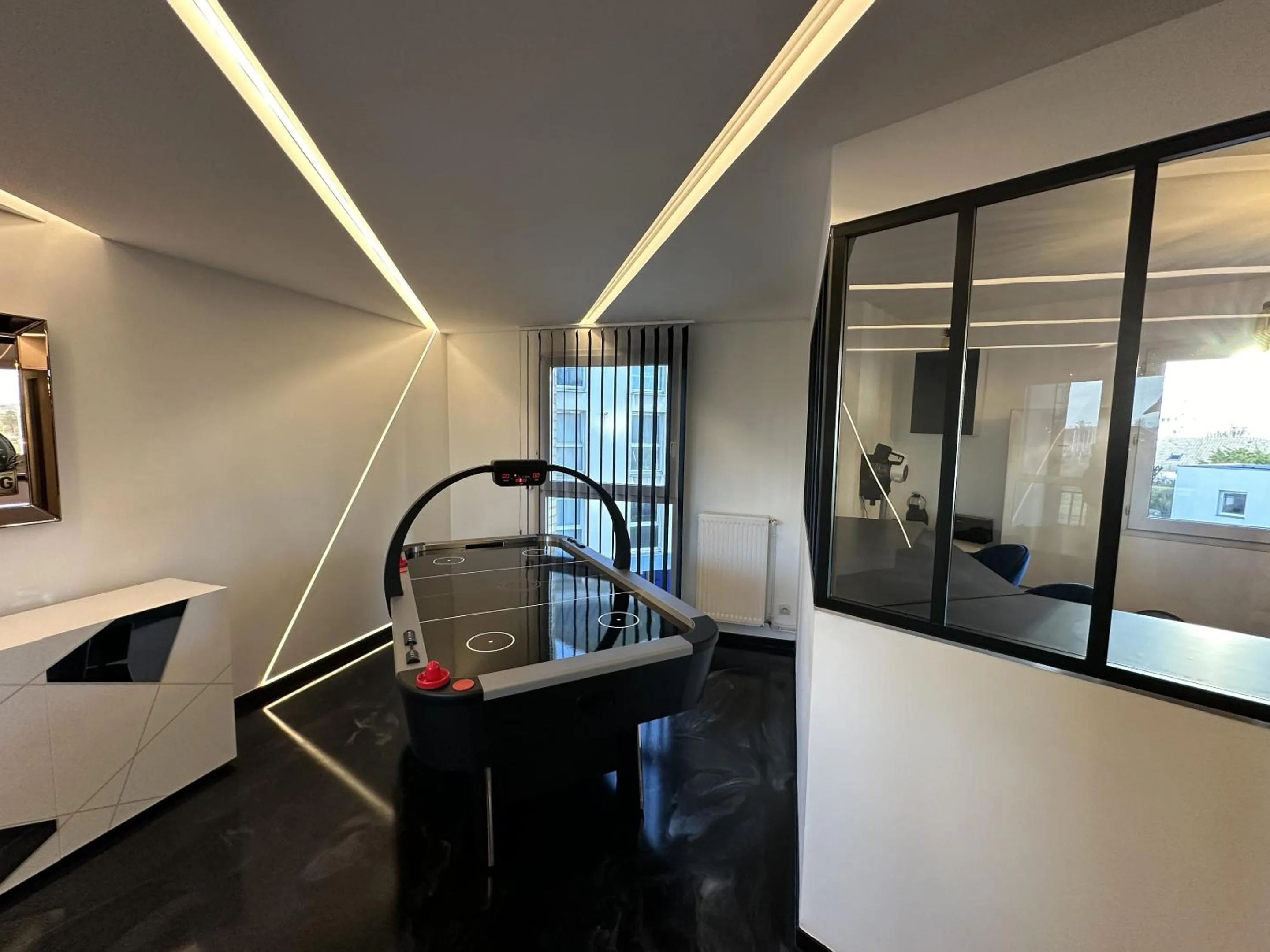 Living room in Appartement Luxe Vue sur Mer Calais Plage