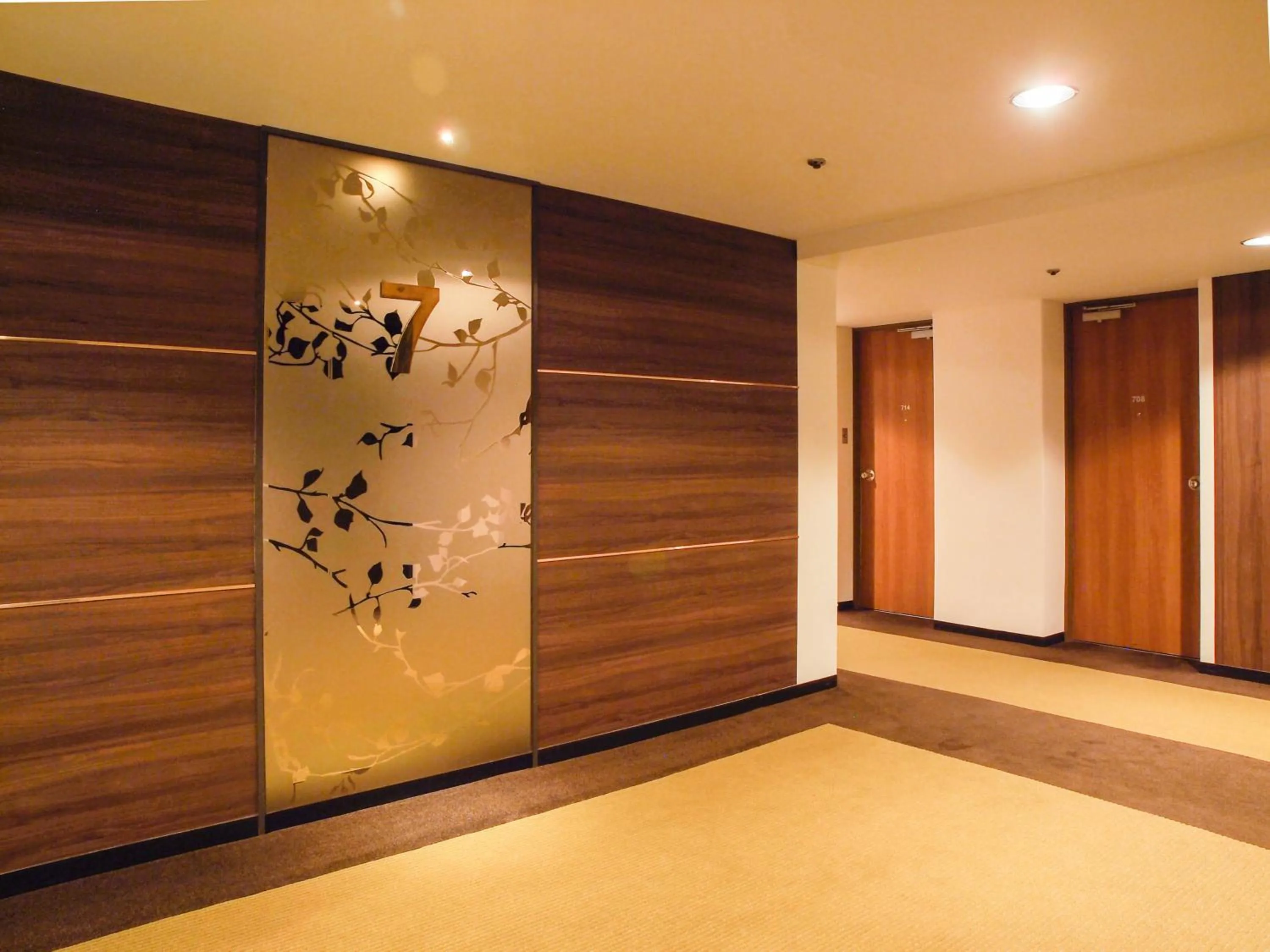 Decorative detail in Hotel Royal Morioka