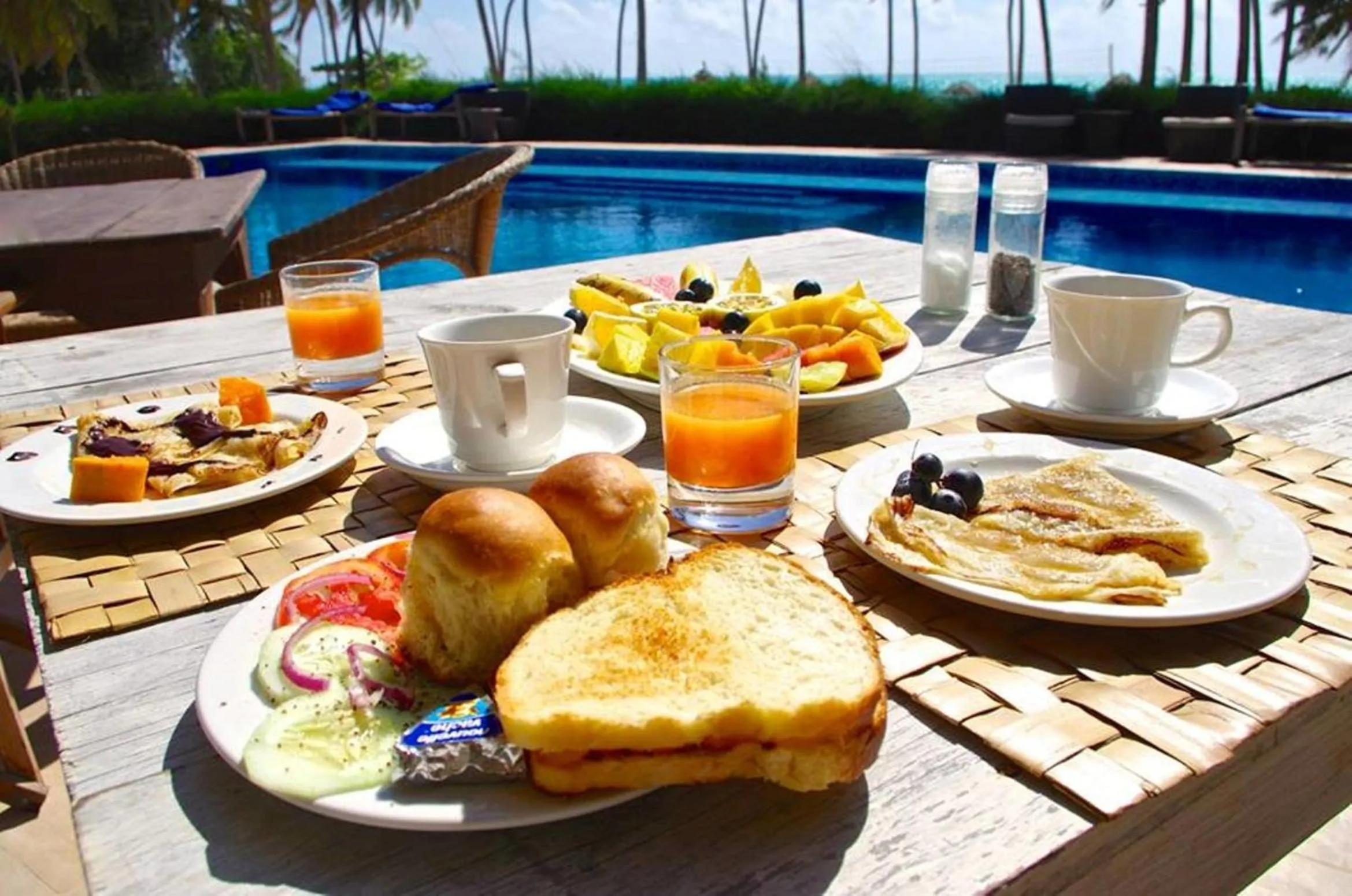 Food and drinks in Cristal Resort