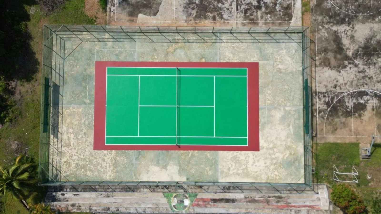 Tennis court in Putra Sentosa Retreat Camp, Sematan