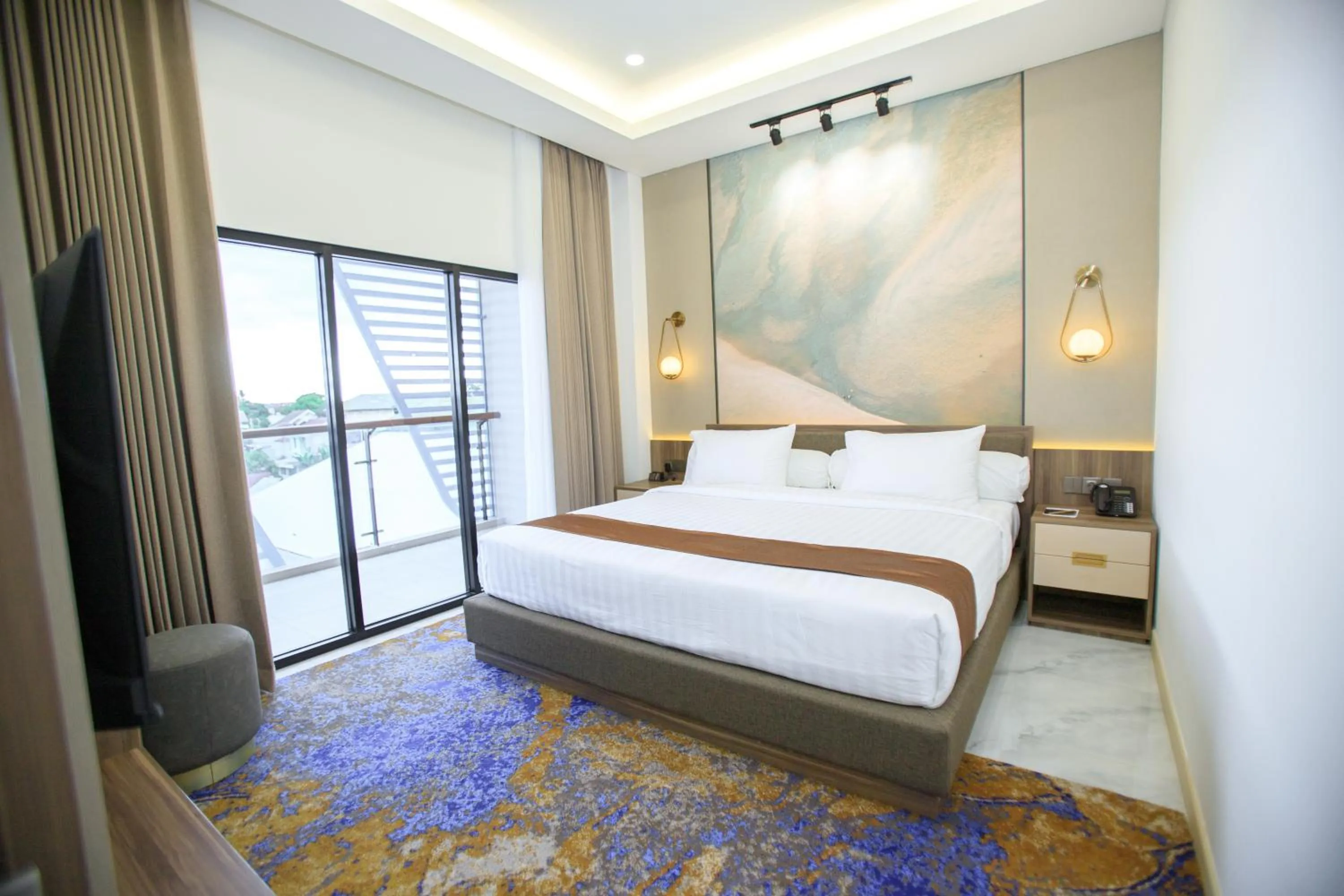 Bedroom, Bed in Two K Azana Style Hotel Bengkulu