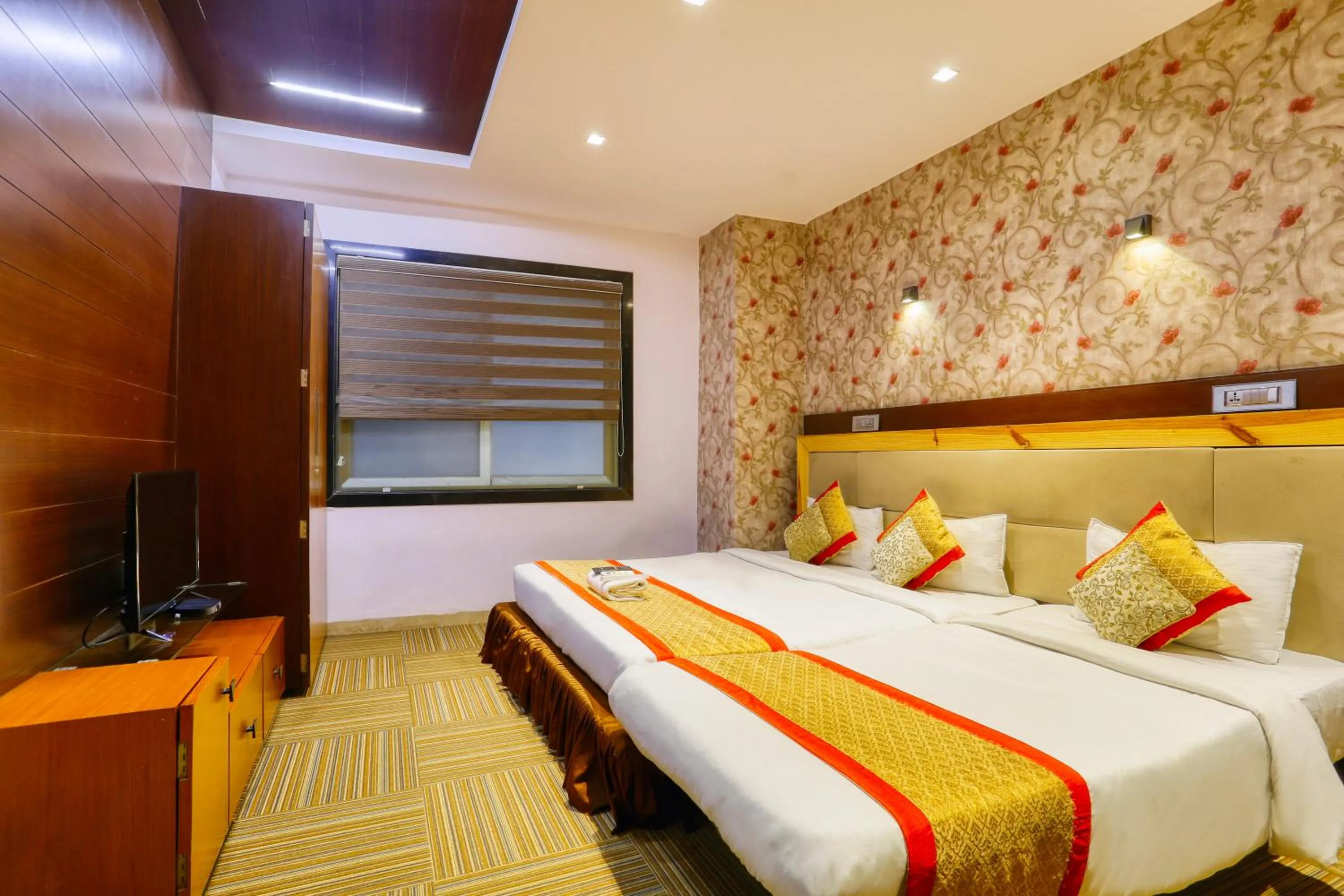 Bedroom, Bed in The Ashoka Hotel