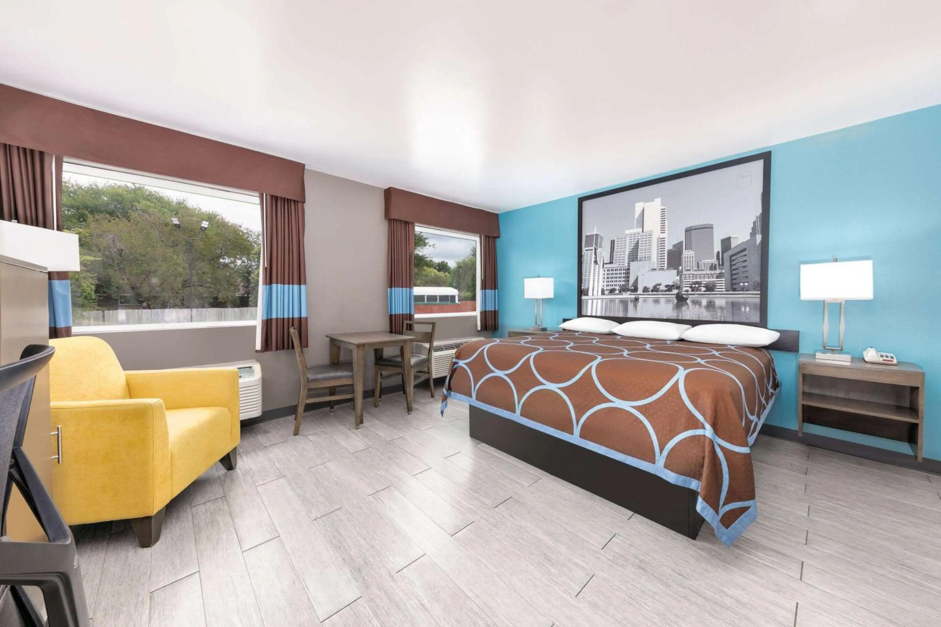 Photo of the whole room, Bed in Super 8 by Wyndham Waxahachie TX