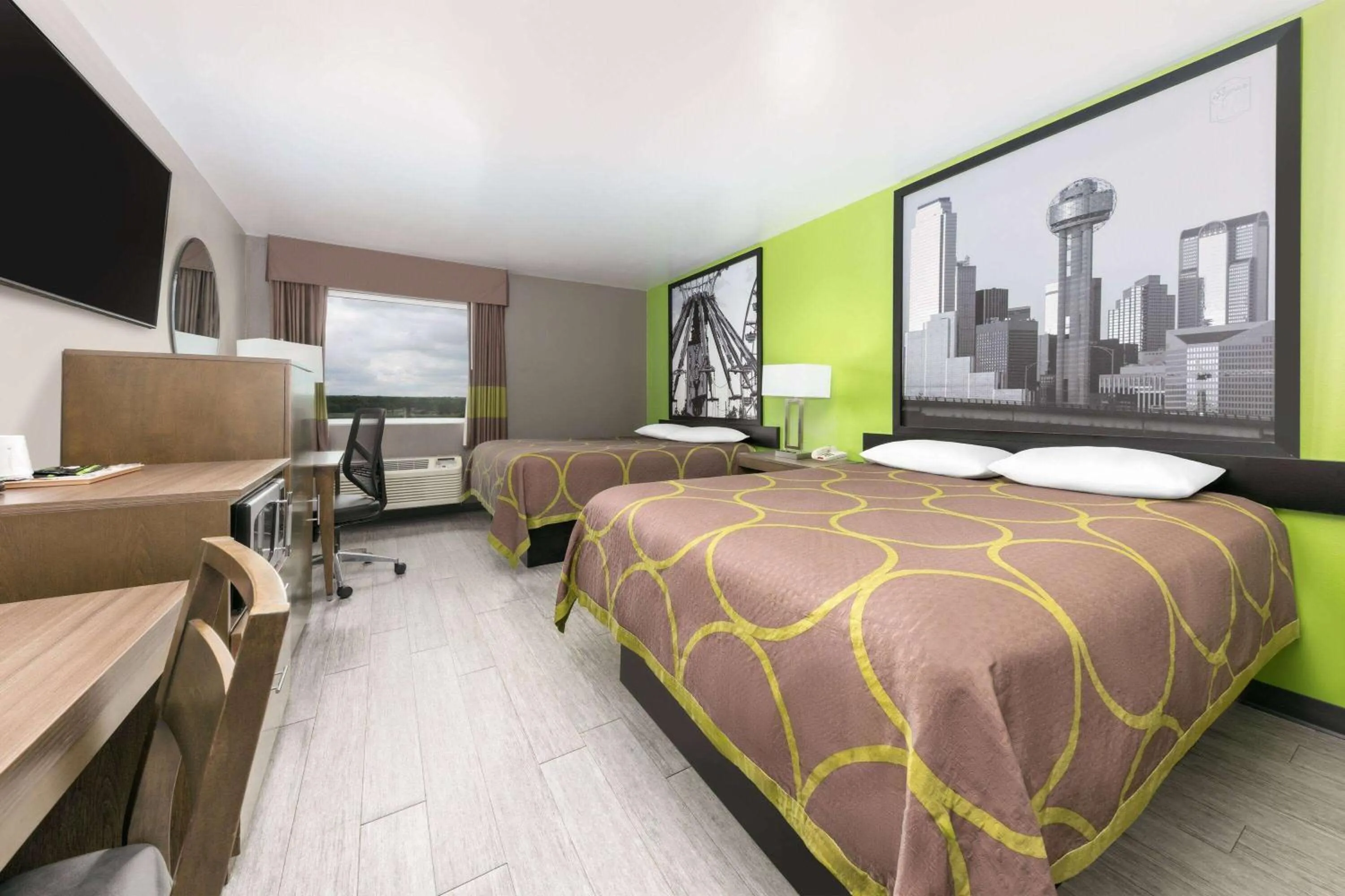 Photo of the whole room, Bed in Super 8 by Wyndham Waxahachie TX