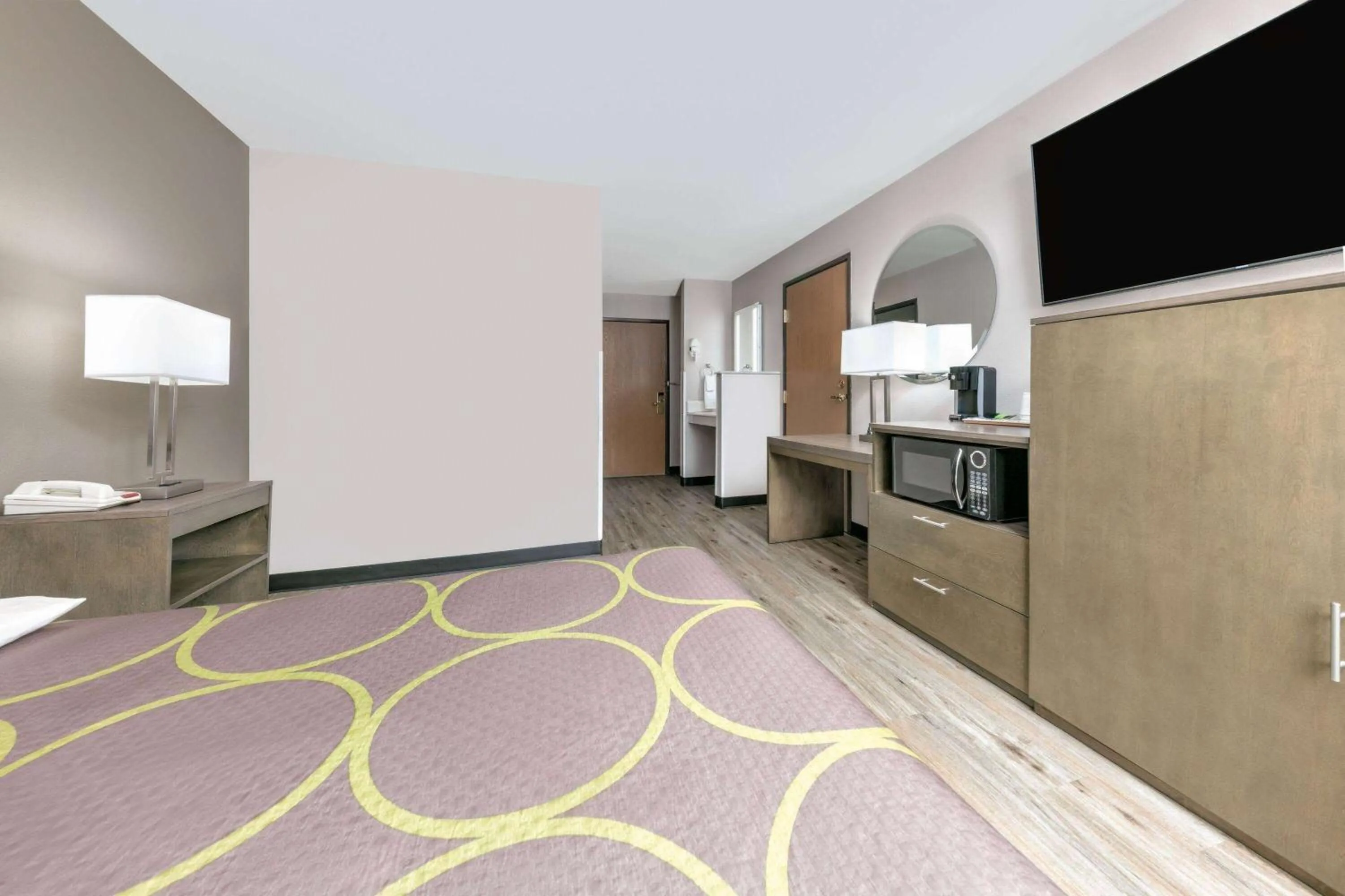 Photo of the whole room, Bed in Super 8 by Wyndham Waxahachie TX