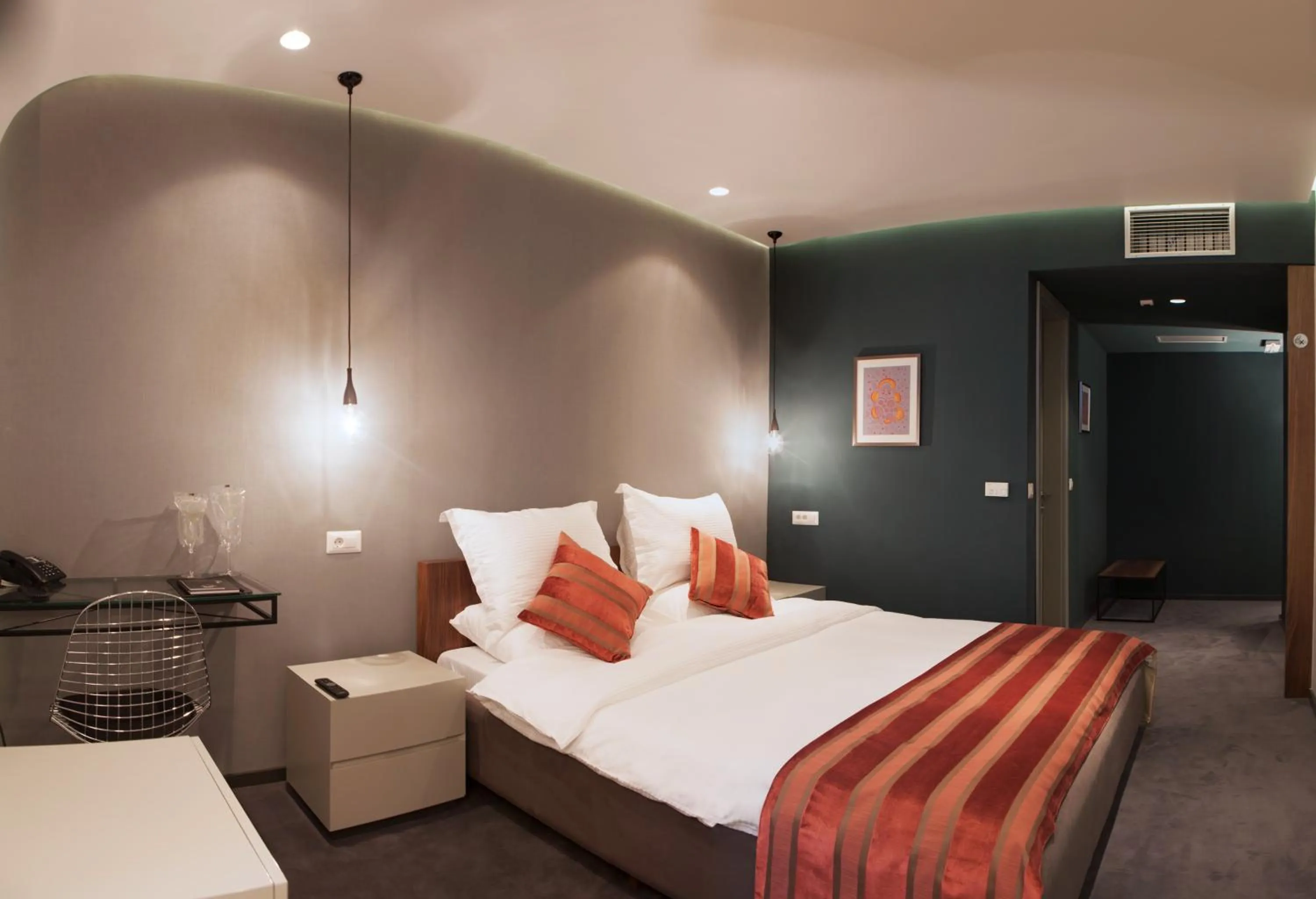 Bedroom, Bed in Hotel Russia