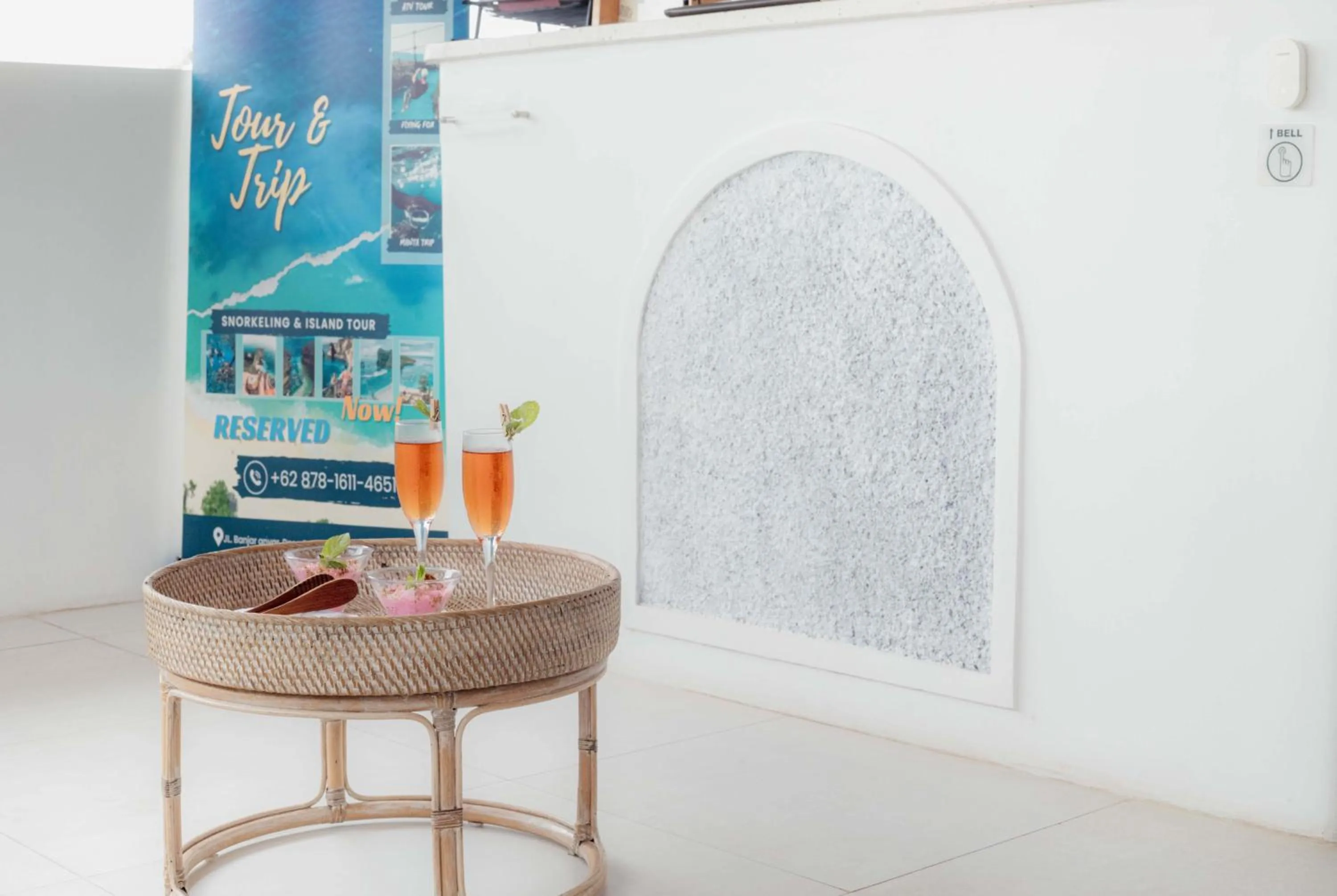 Lobby or reception in Camanta Penida - Adult Only