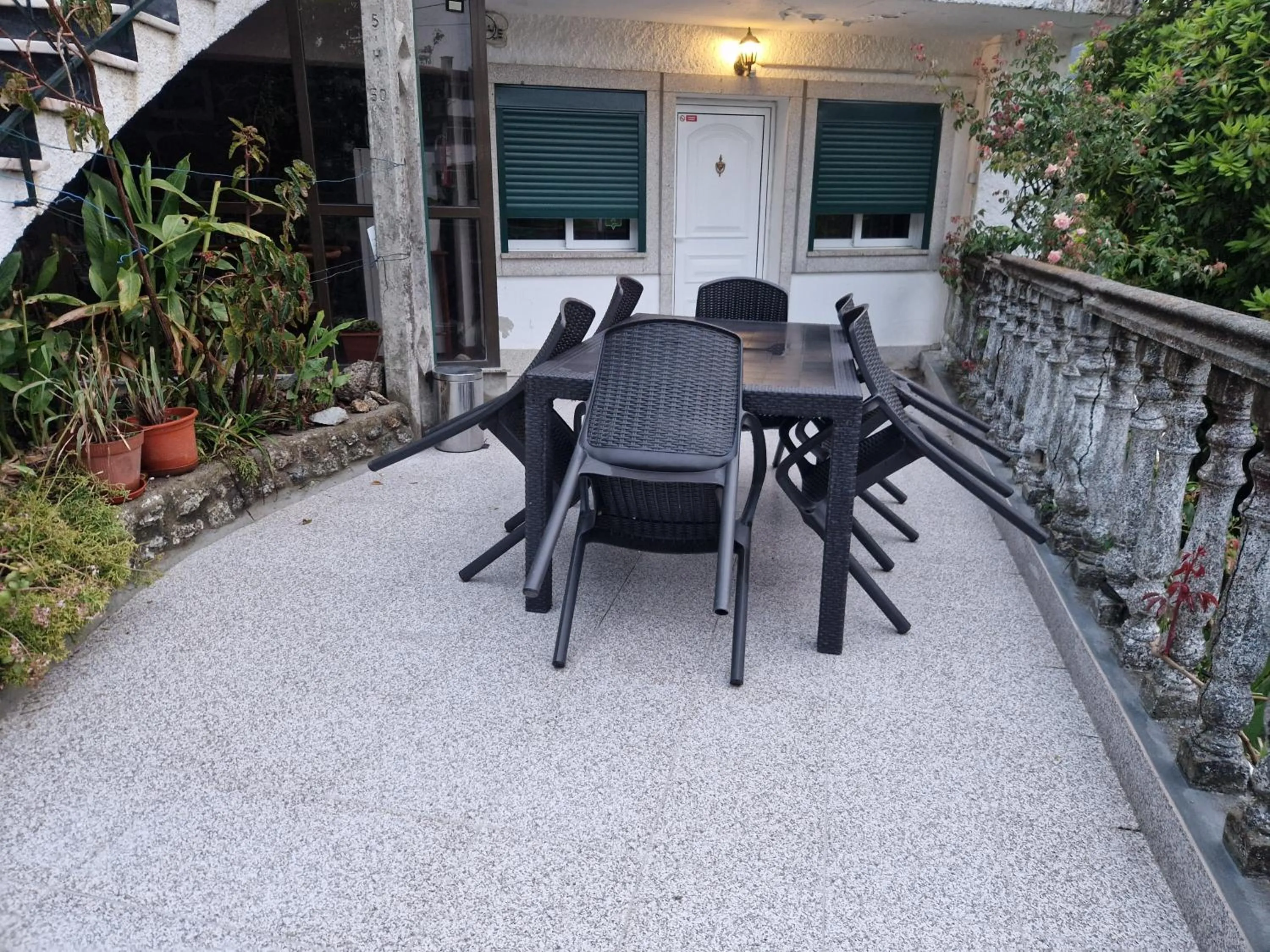 Patio in Casa Dos Santos Alojamento - Guest House