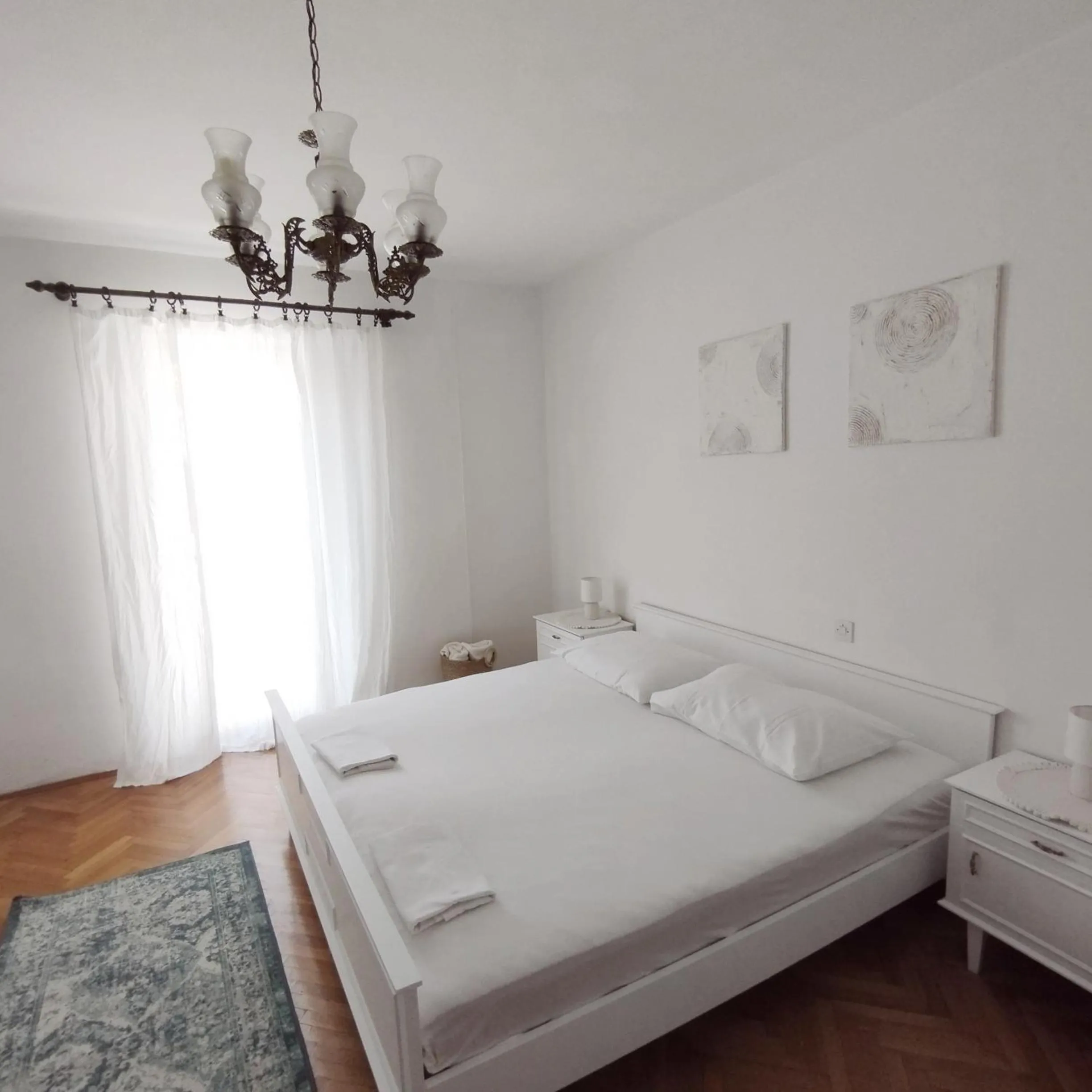 Bedroom, Bed in Apartment Školj