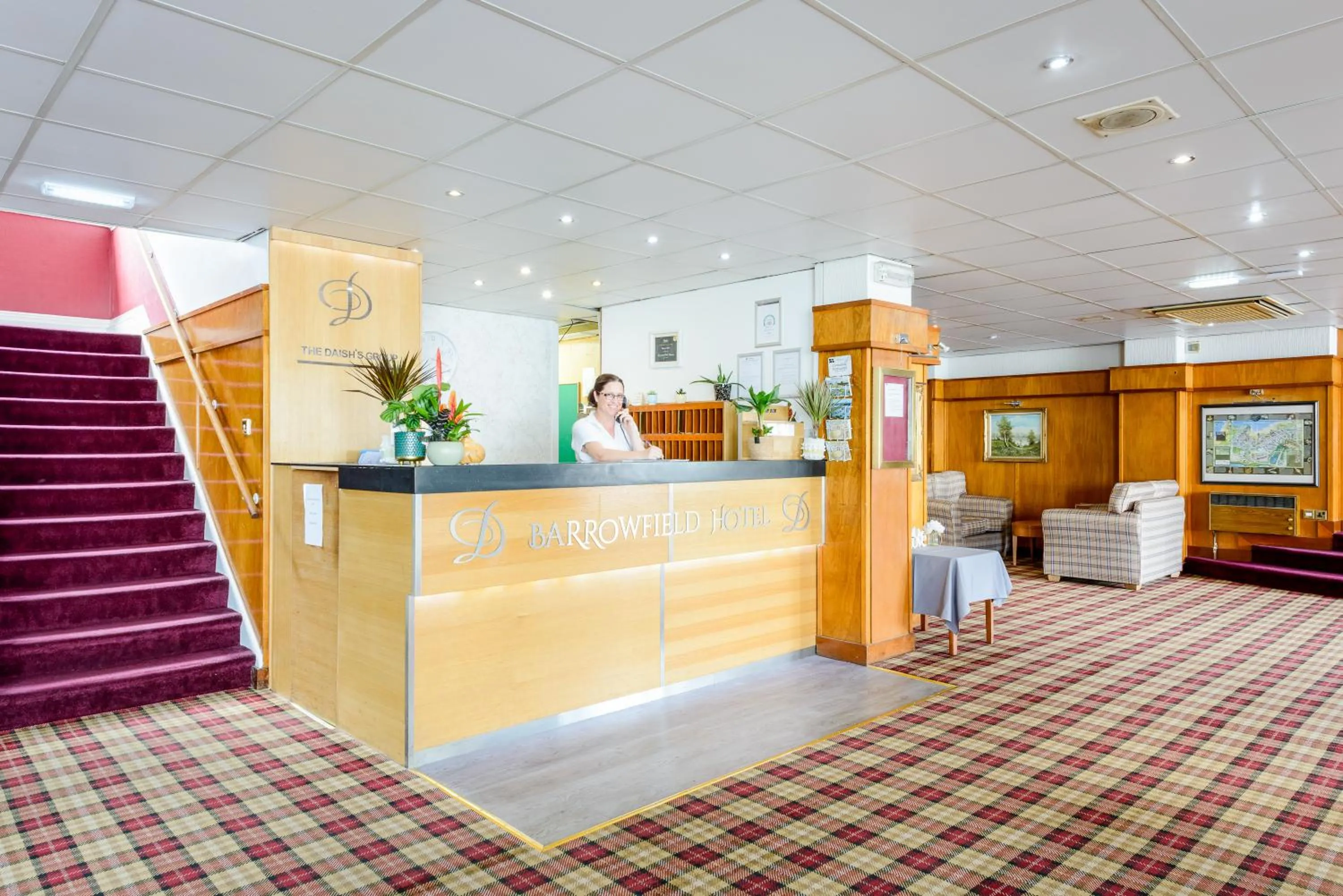 Lobby or reception in Barrowfield Hotel