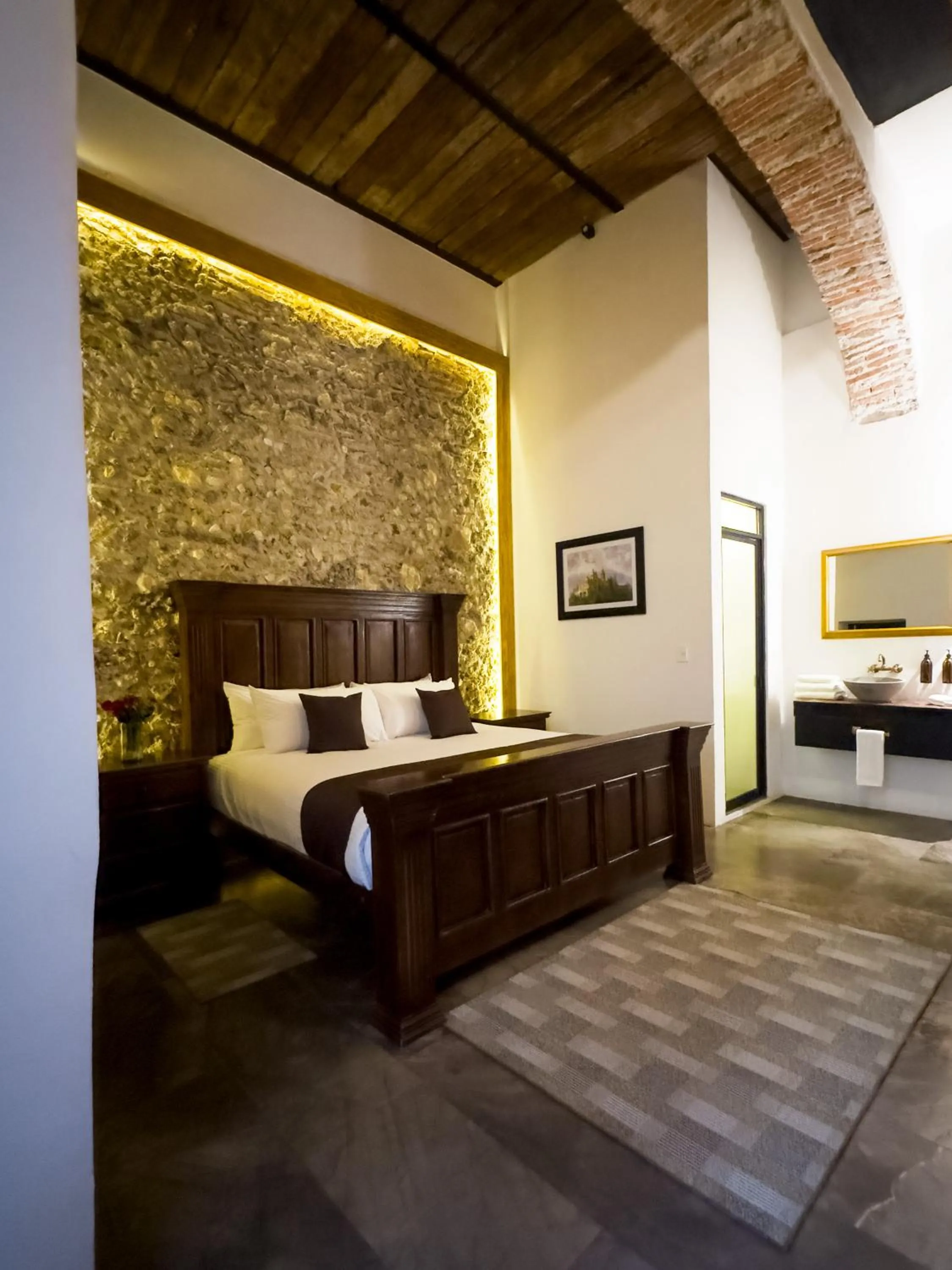 Bed in HOTEL BOUTIQUE CASONA 65