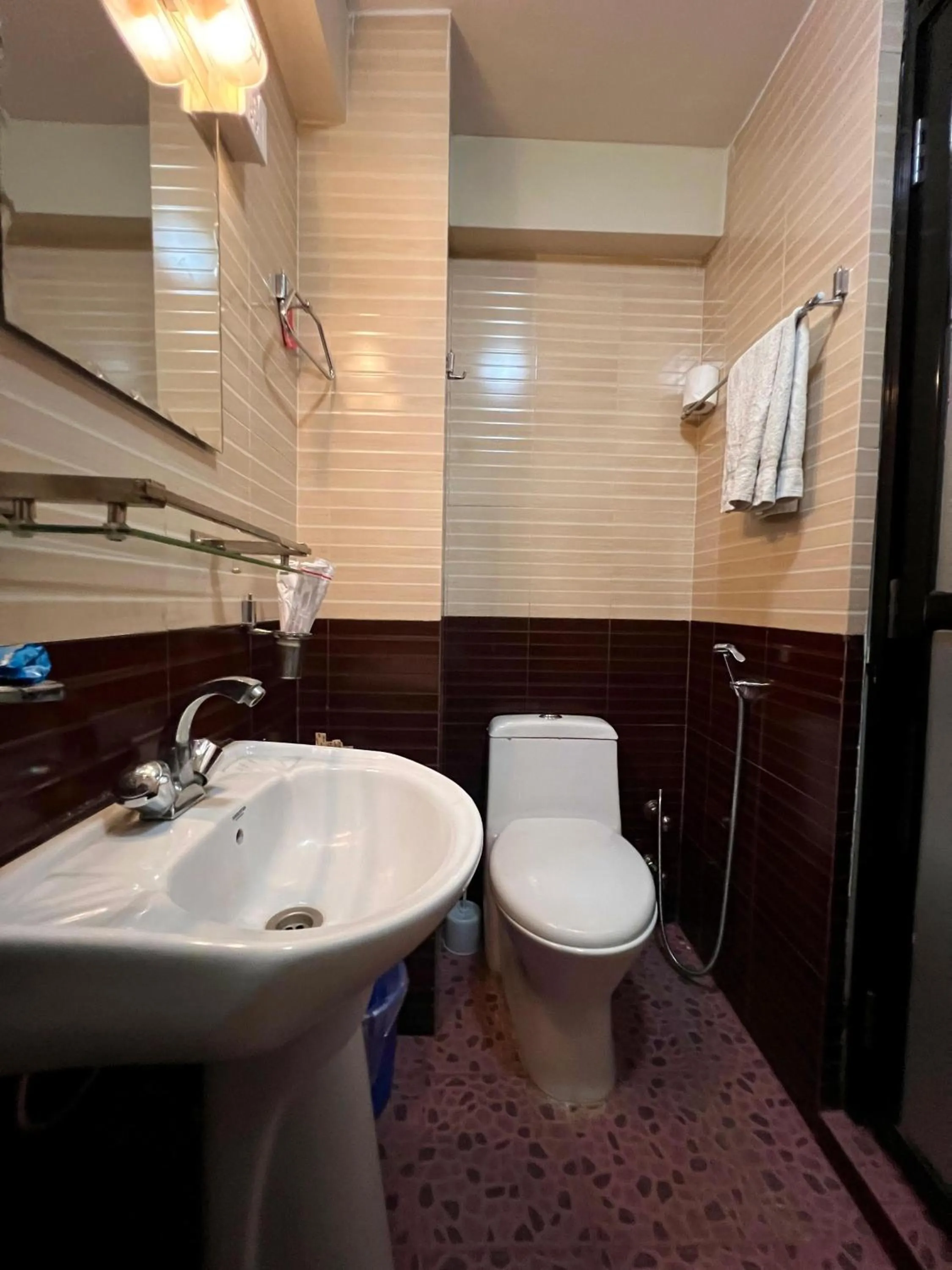 Shower in Taleju Grand Hotel