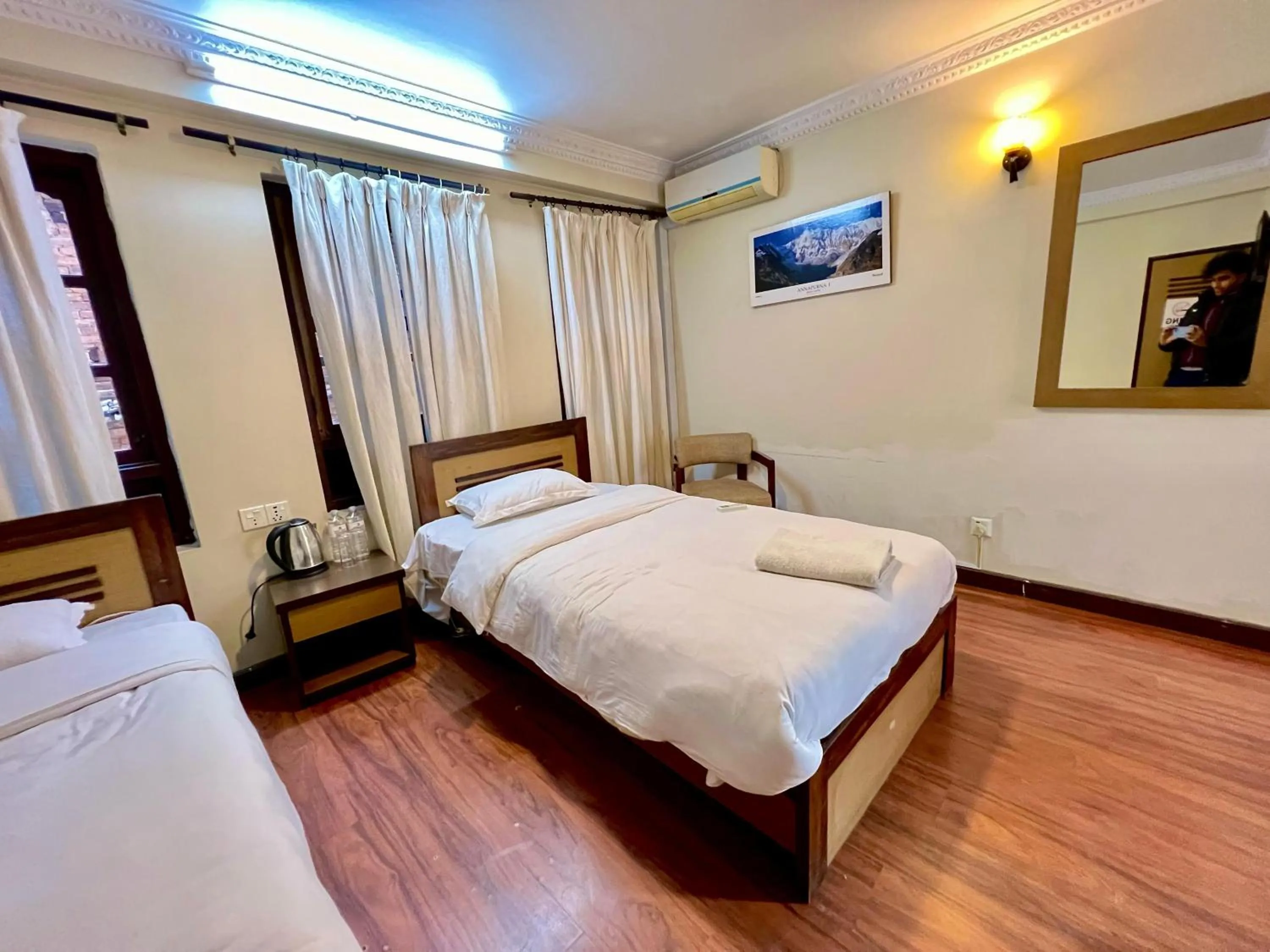 Bed in Taleju Grand Hotel