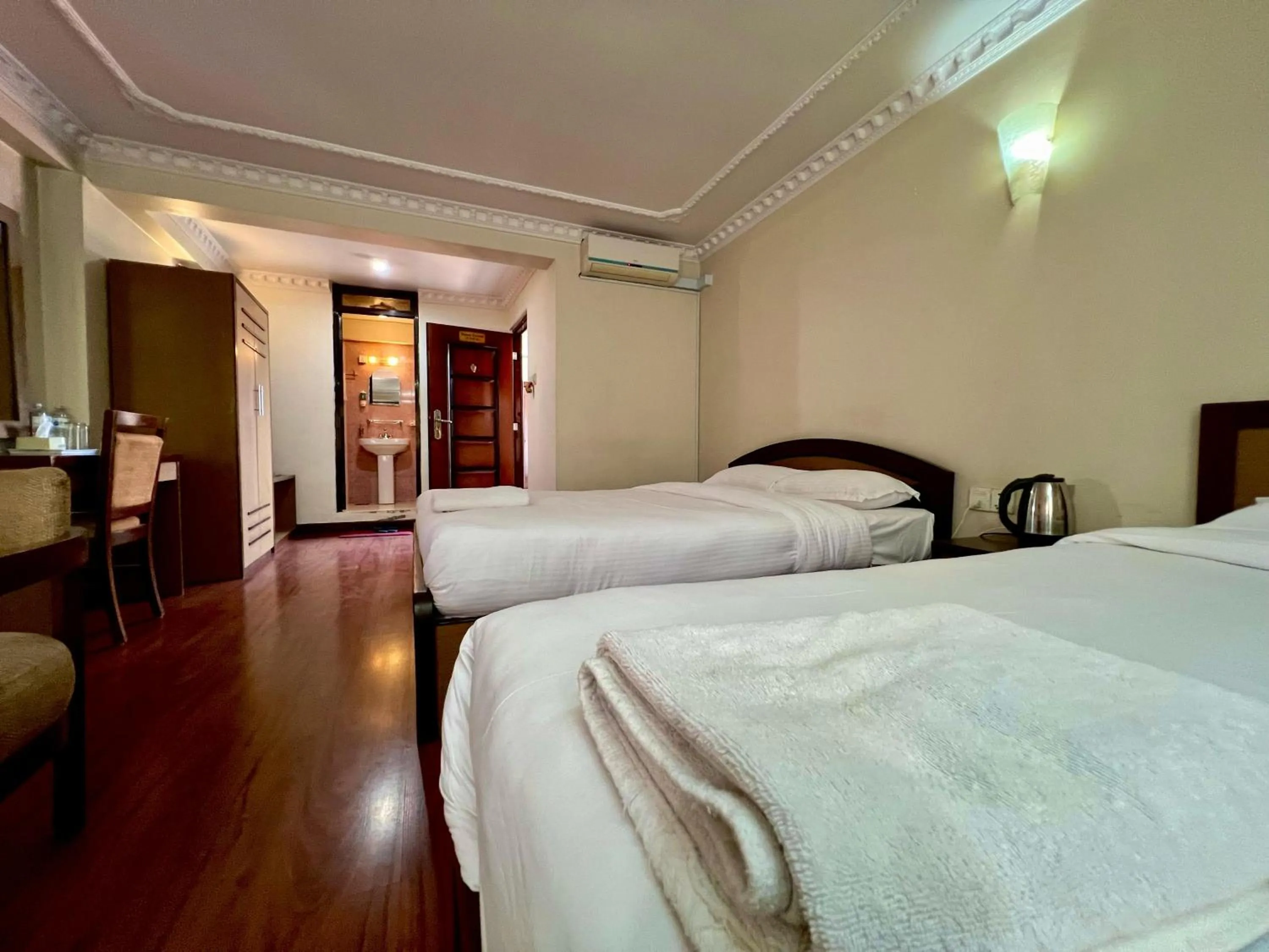 Bed in Taleju Grand Hotel