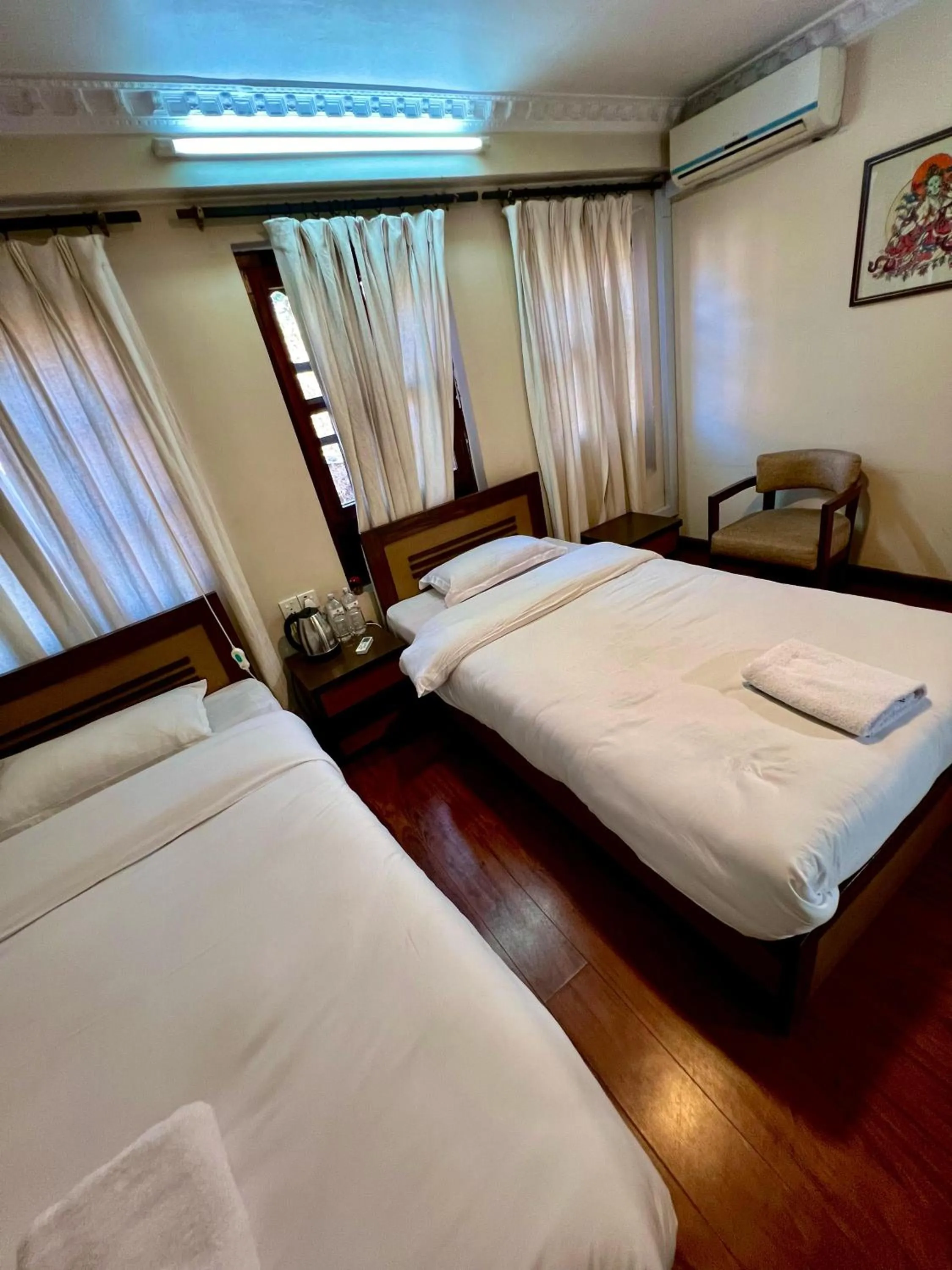 Bed in Taleju Grand Hotel