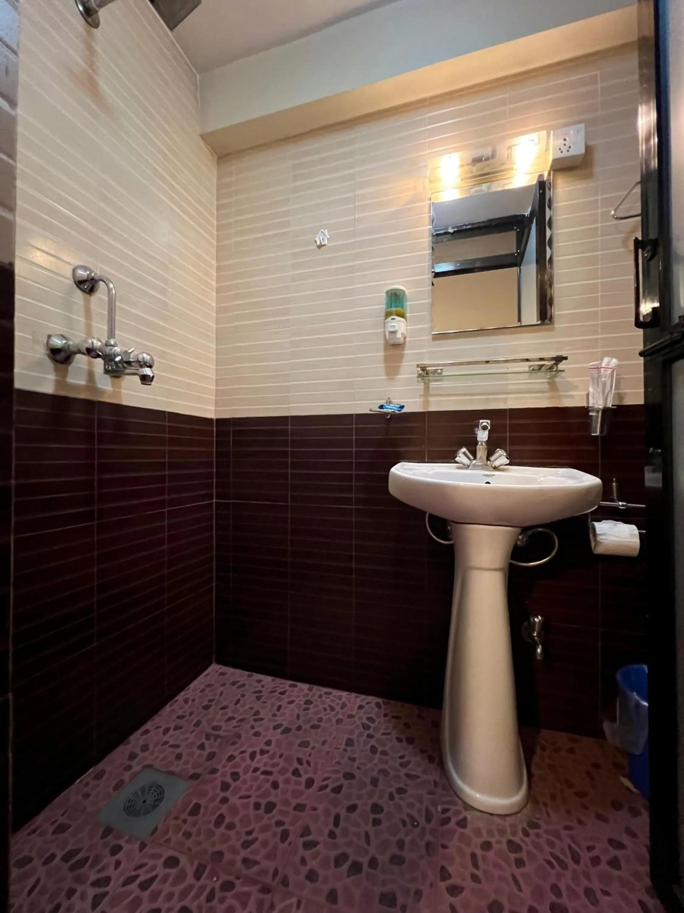 Bathroom in Taleju Grand Hotel