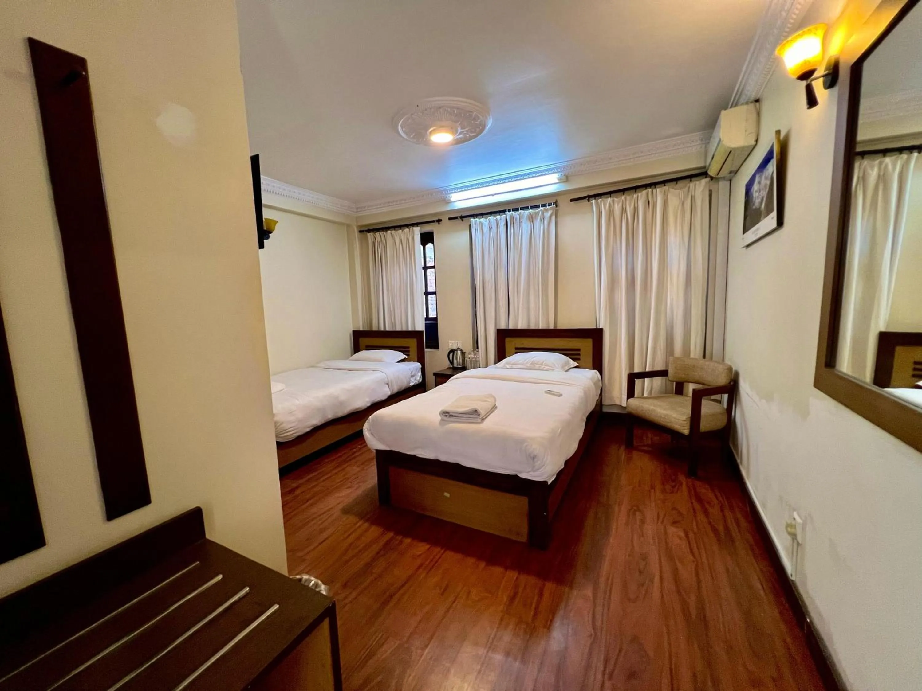 Bed in Taleju Grand Hotel