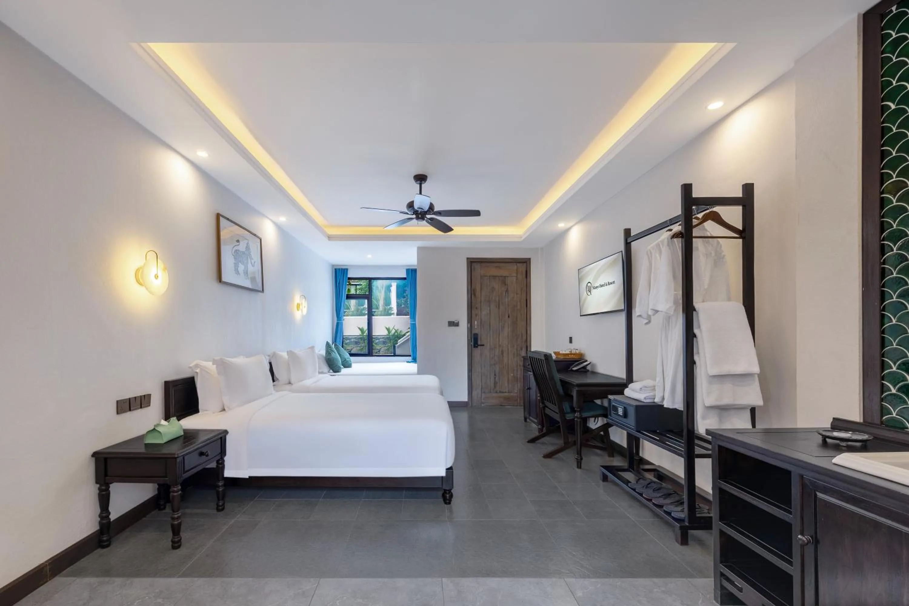 Photo of the whole room, Bed in Manyo Hotel and Resort