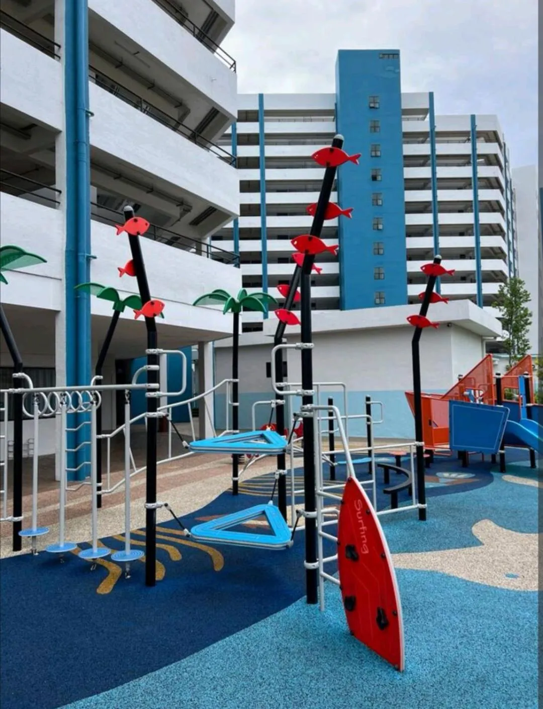 Children play ground in Auliya Homestay Melaka Seaview Pantai Puteri