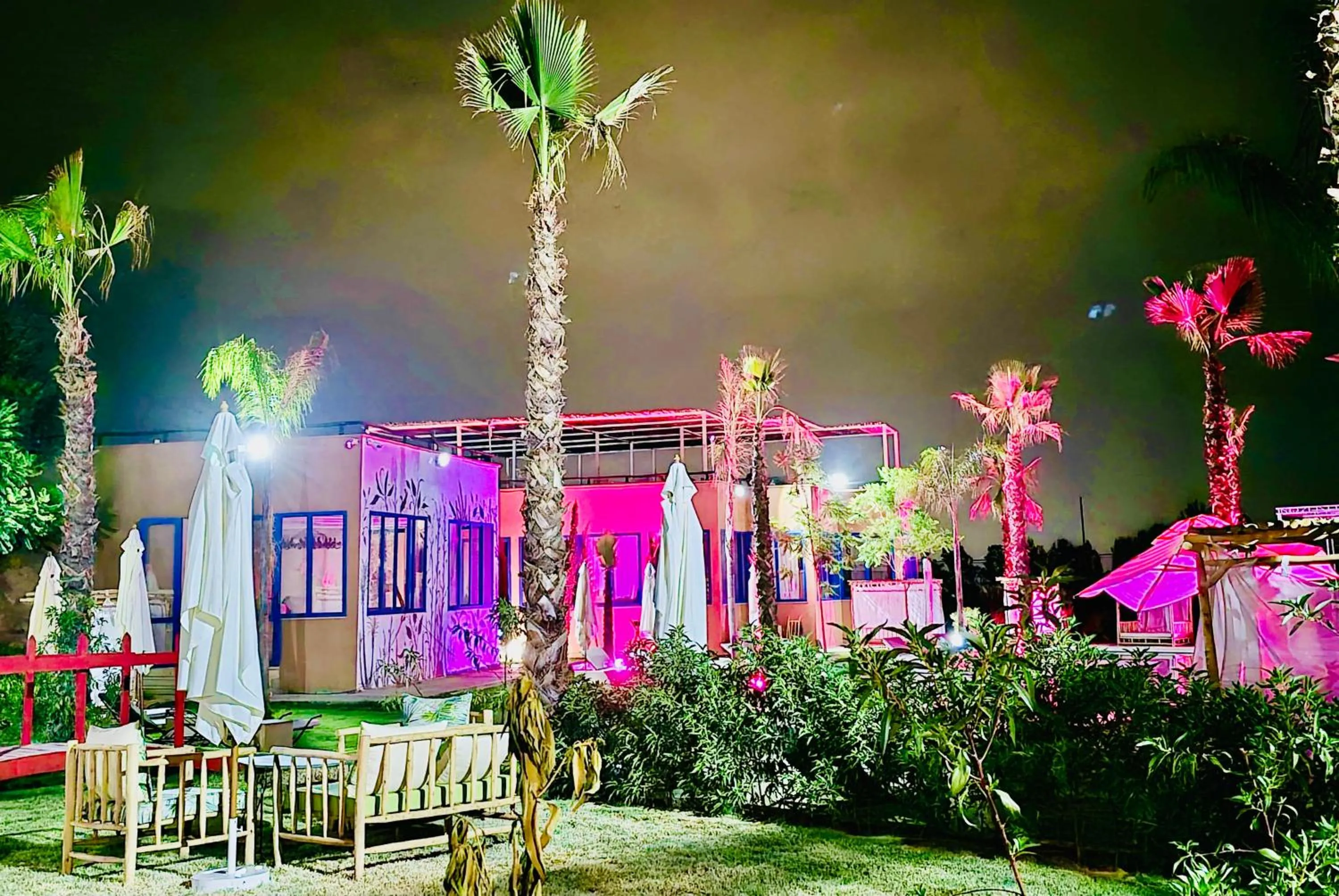 Garden view in Whisper Hotel