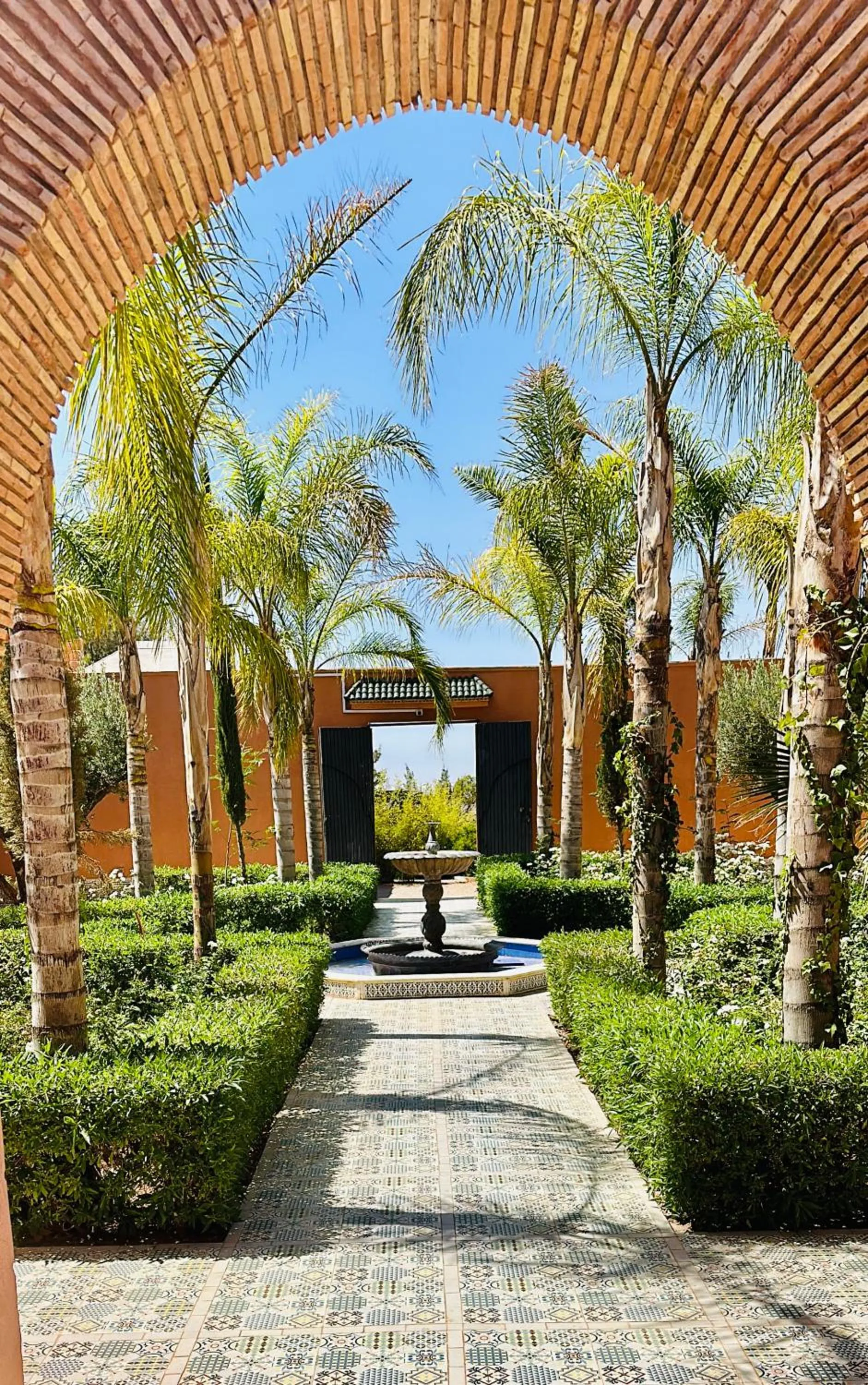 Garden view in Whisper Hotel