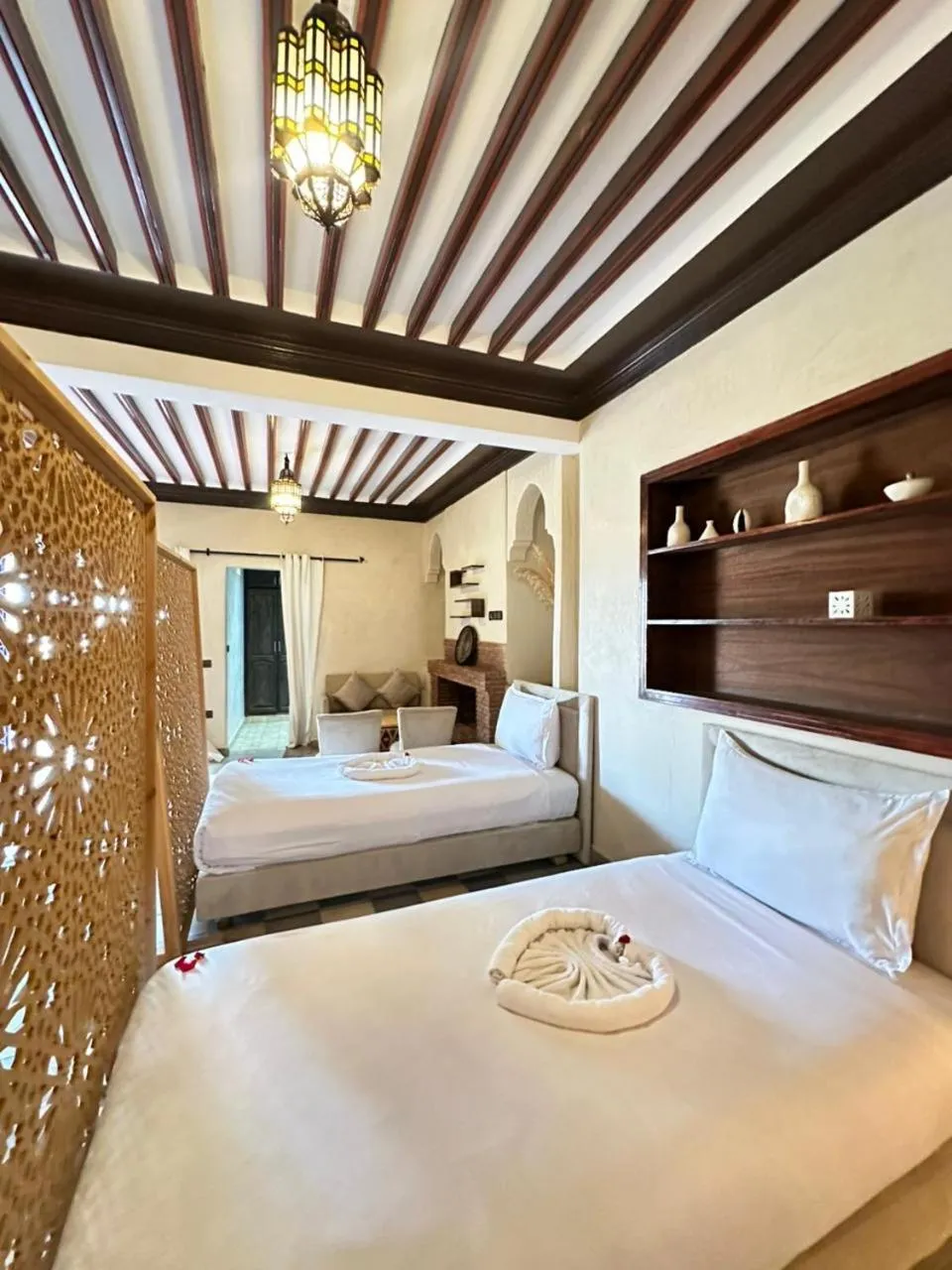 Bed in Whisper Hotel