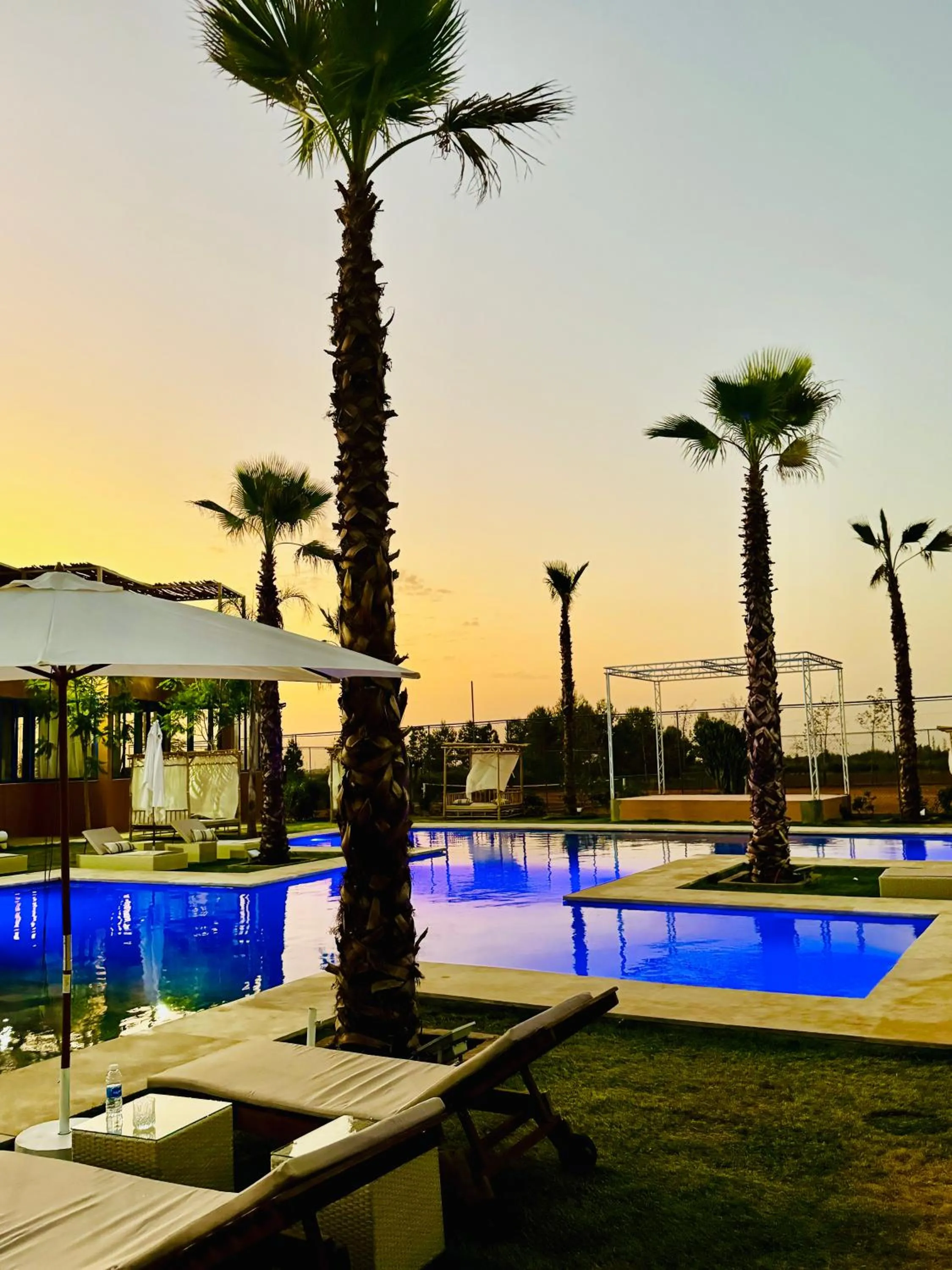 Pool view in Whisper Hotel