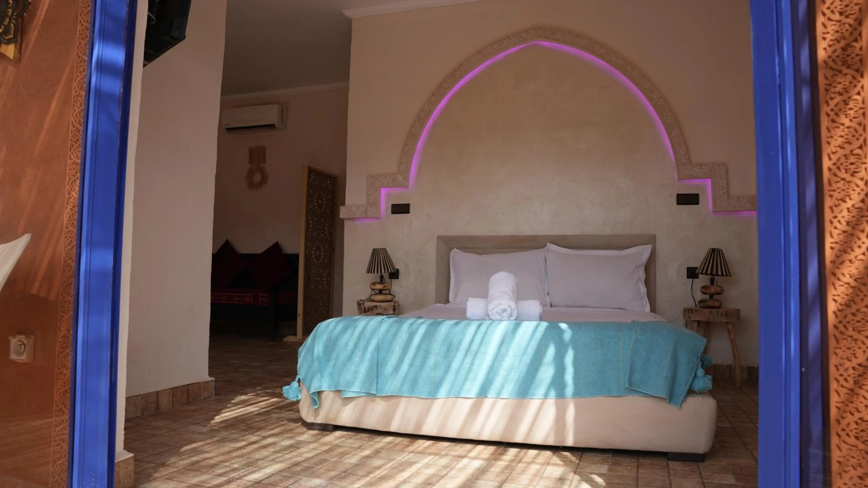 Bed in Whisper Hotel