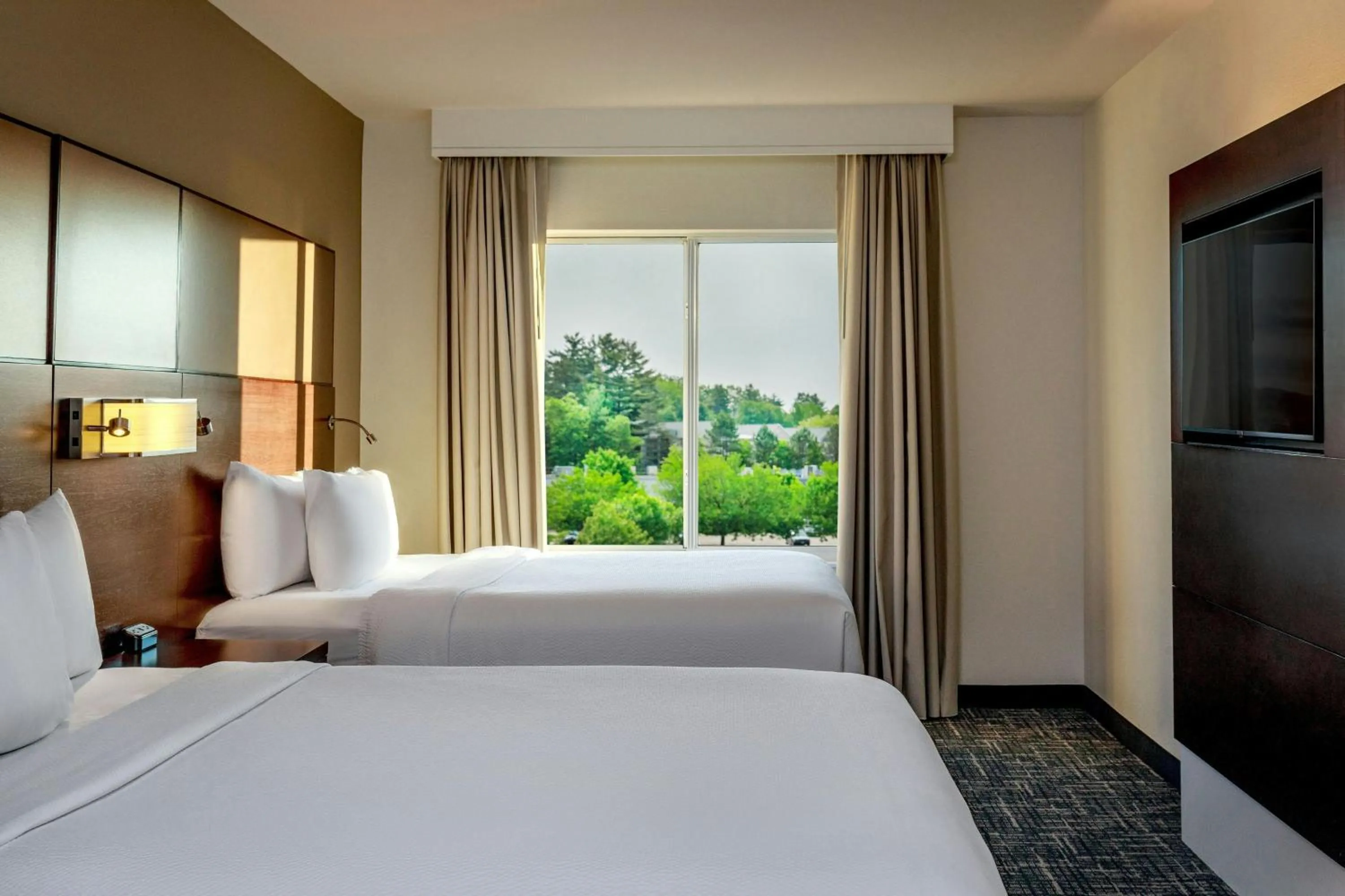 Bedroom, Bed in Residence Inn by Marriott Nashua