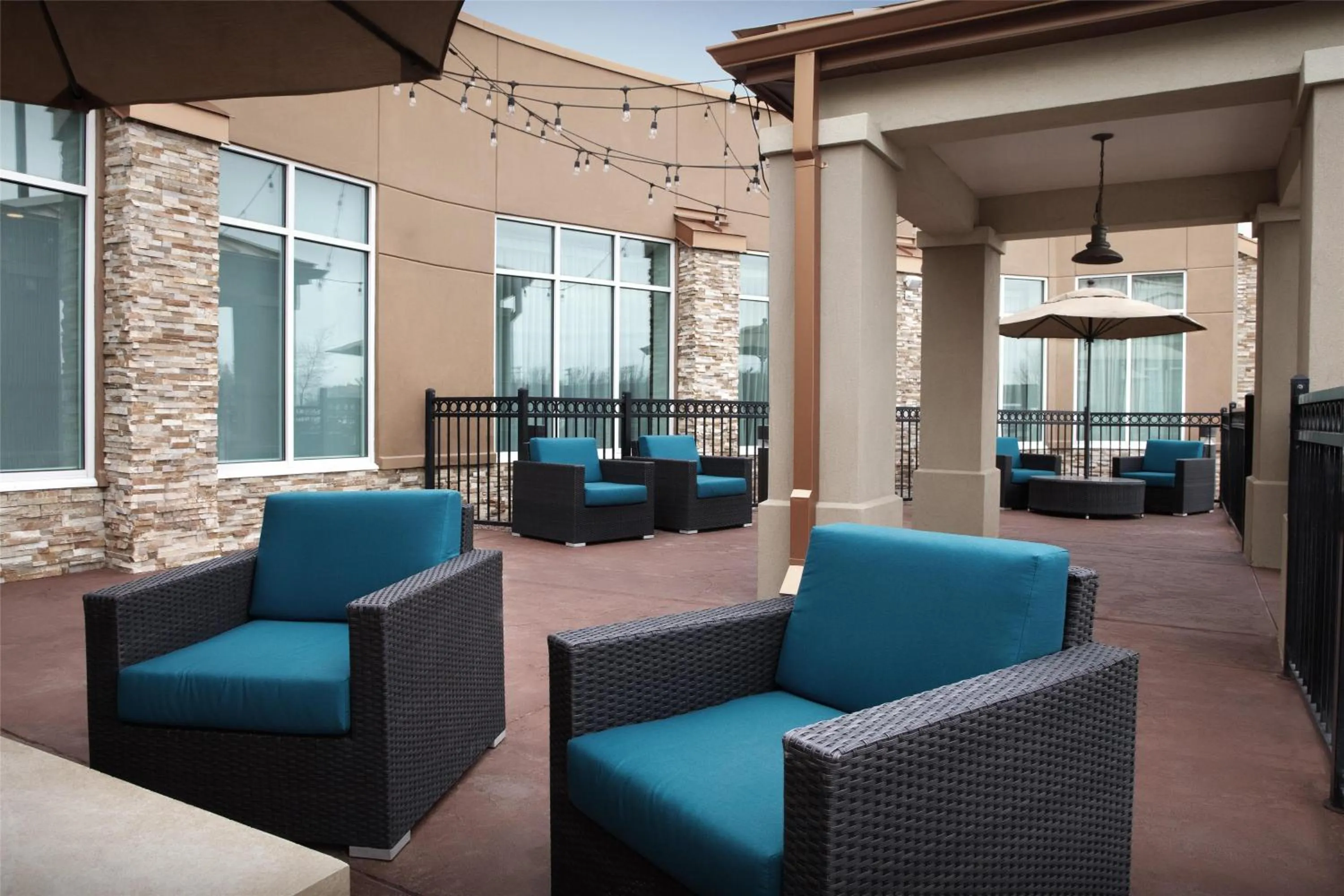 Patio in Hilton Garden Inn Gallup