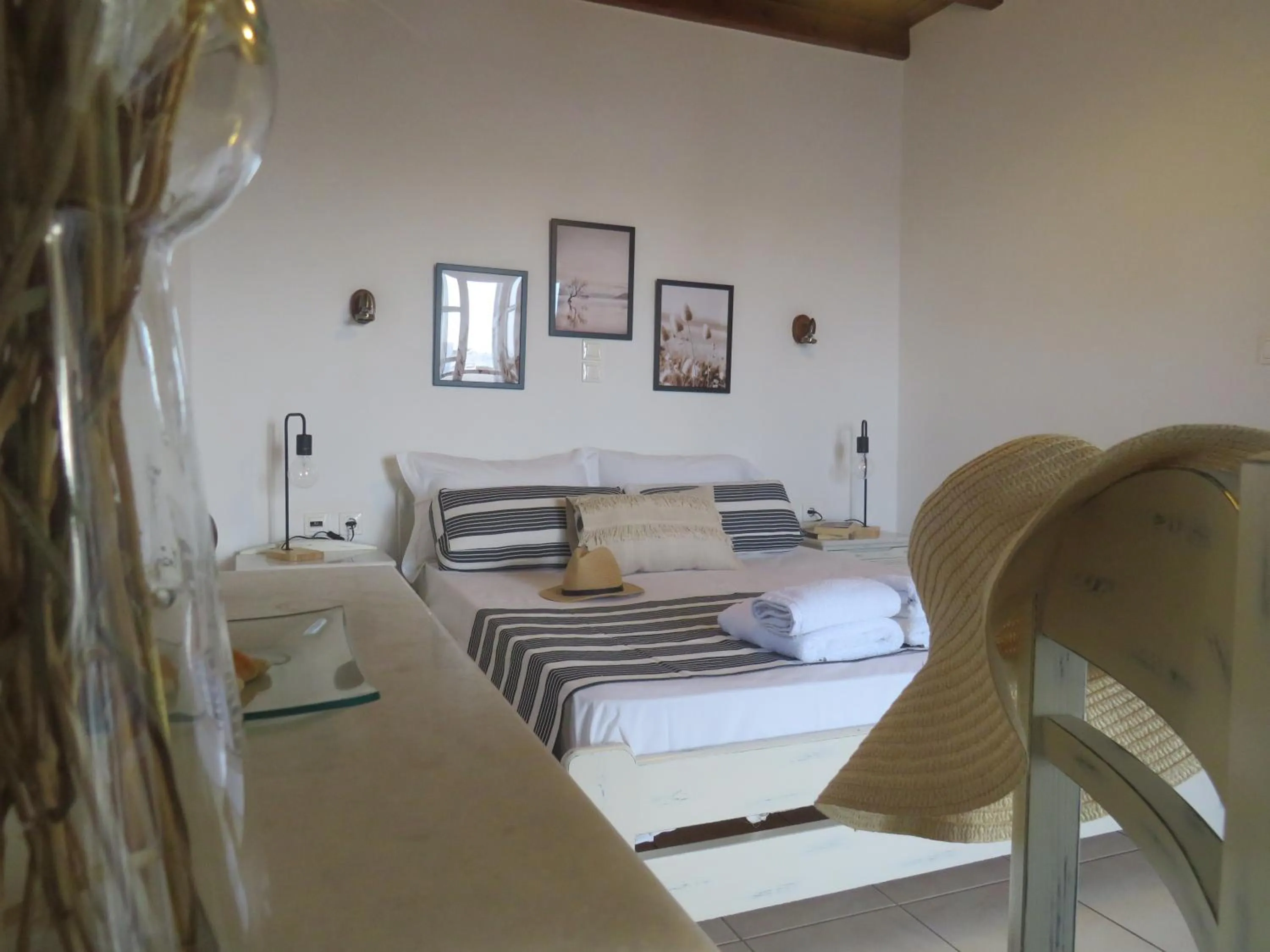 Bedroom, Bed in VILLAGE LIANA MAROULI KASTRAKI