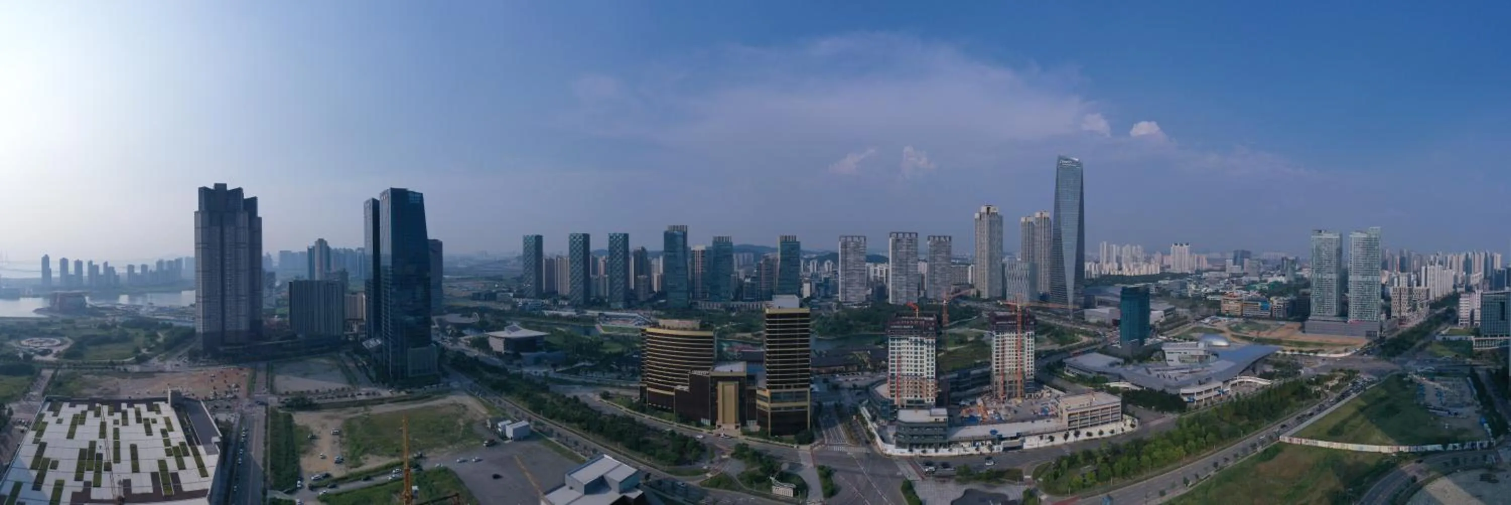 Bird's eye view in Songdo Central Park Hotel