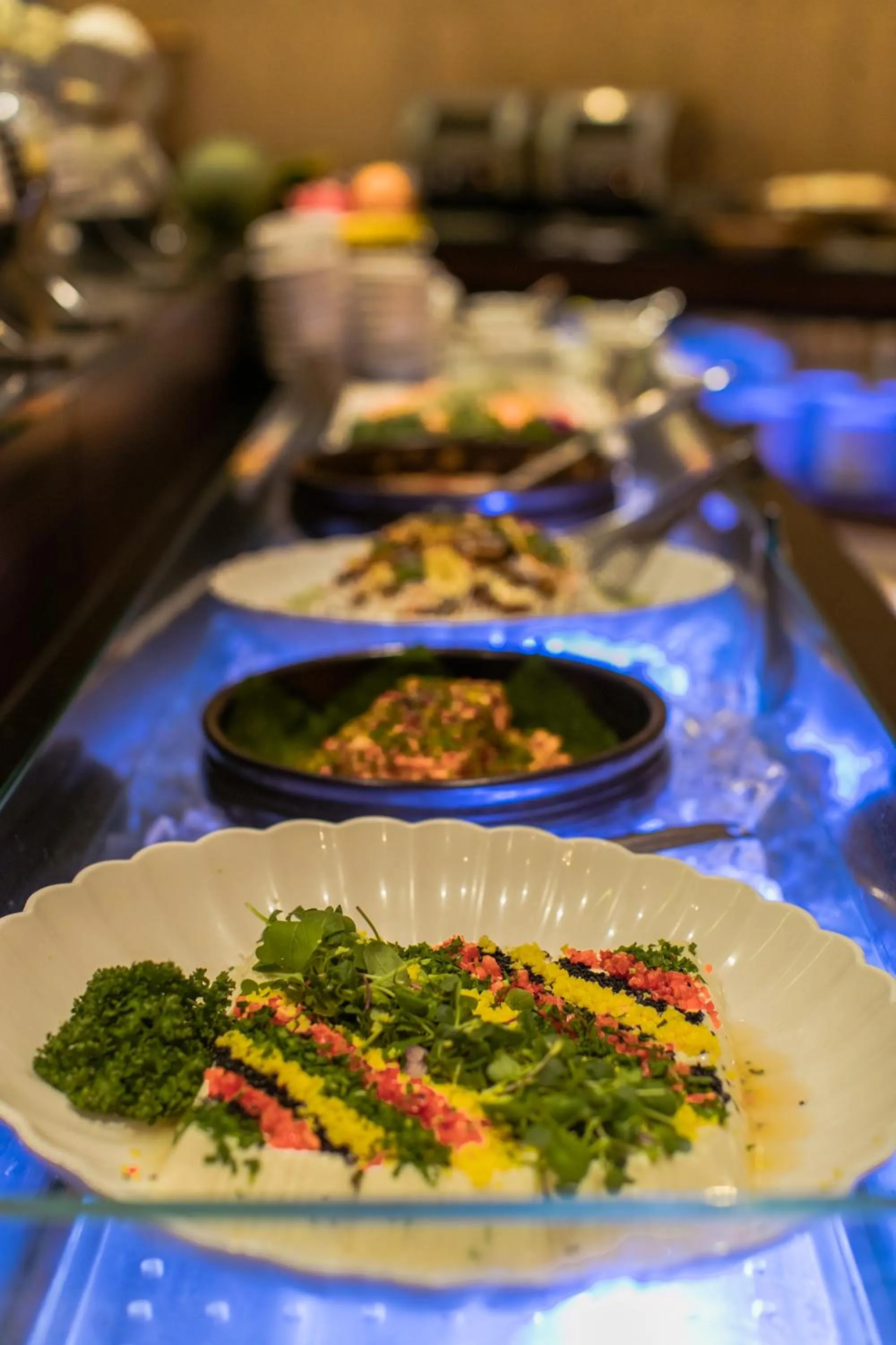 Buffet breakfast in Songdo Central Park Hotel