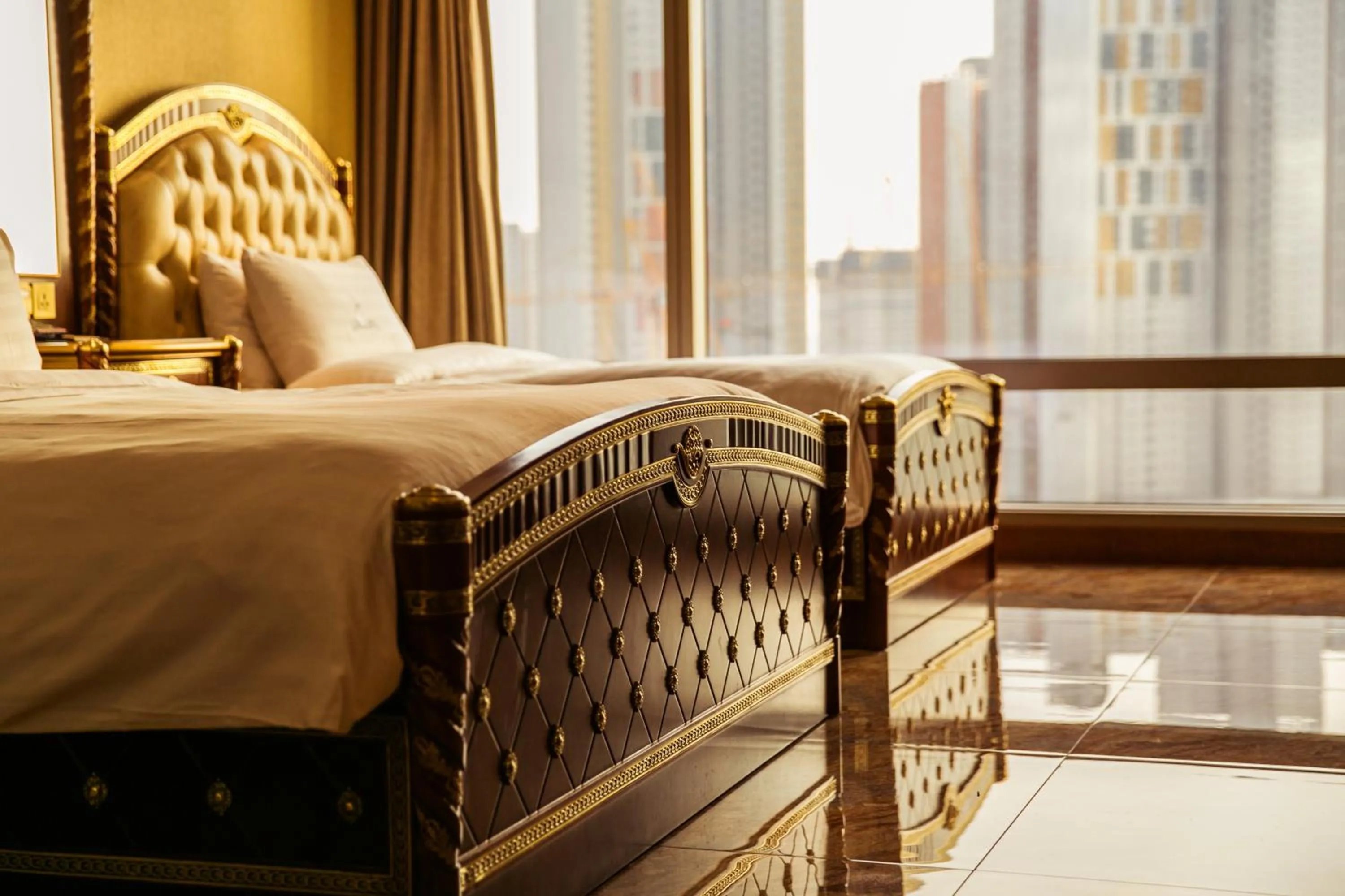 Bed in Songdo Central Park Hotel