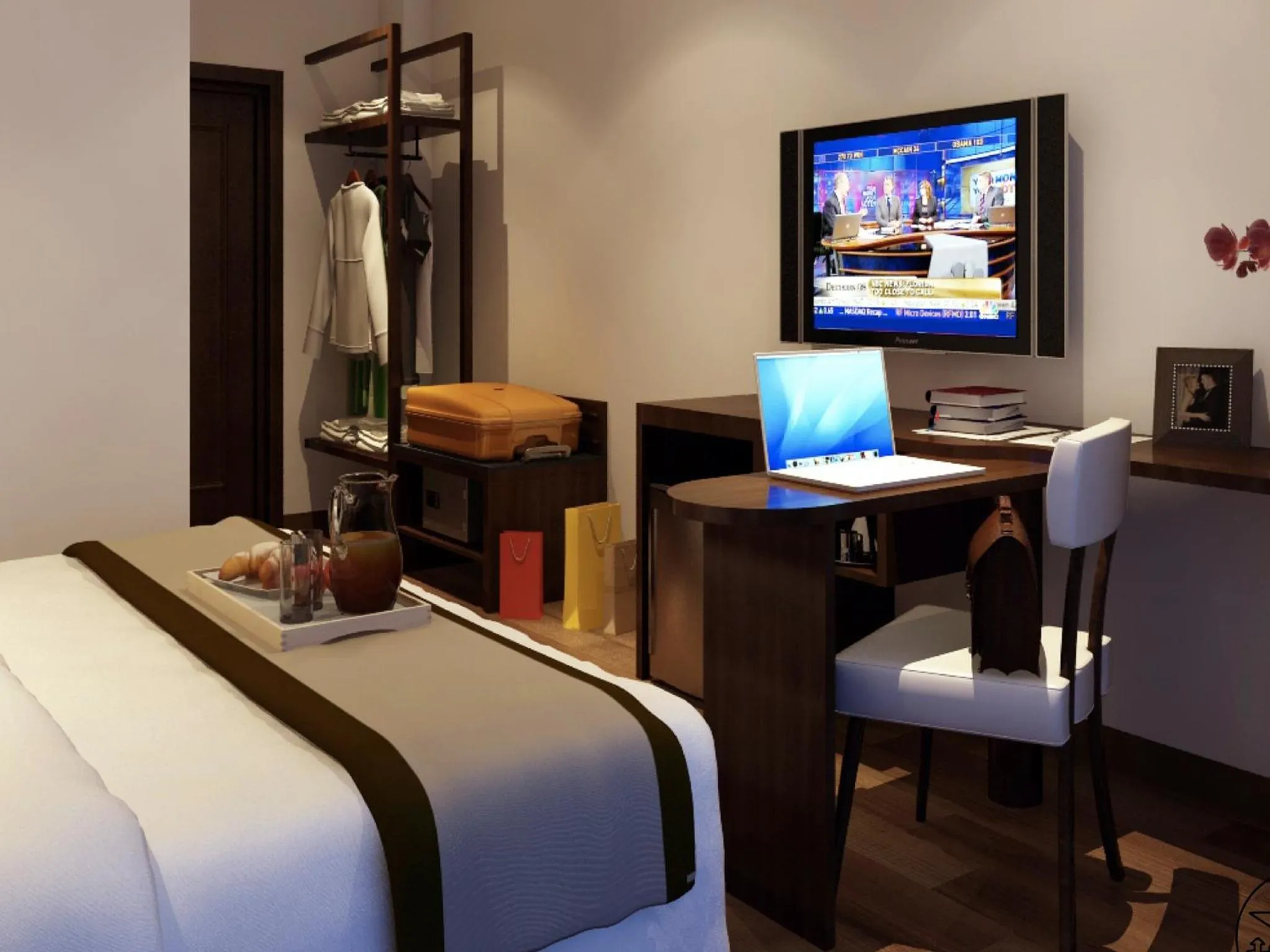 Photo of the whole room, Bed in PrimeBiz Hotel Karawang