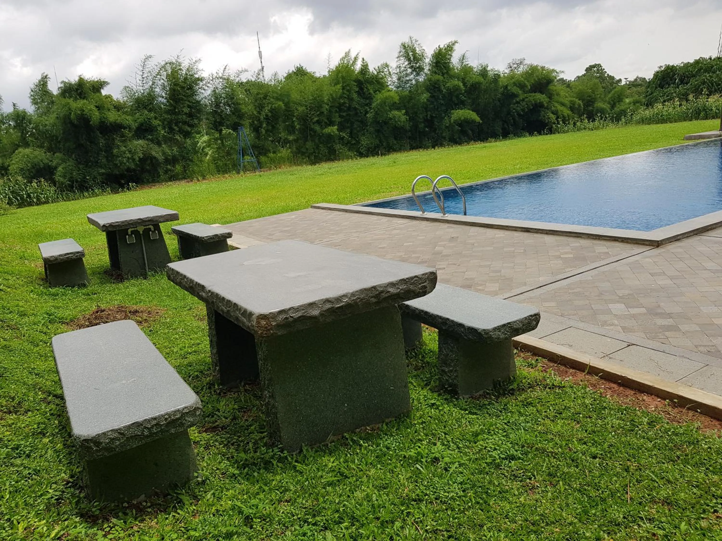 Pool view in PrimeBiz Hotel Karawang