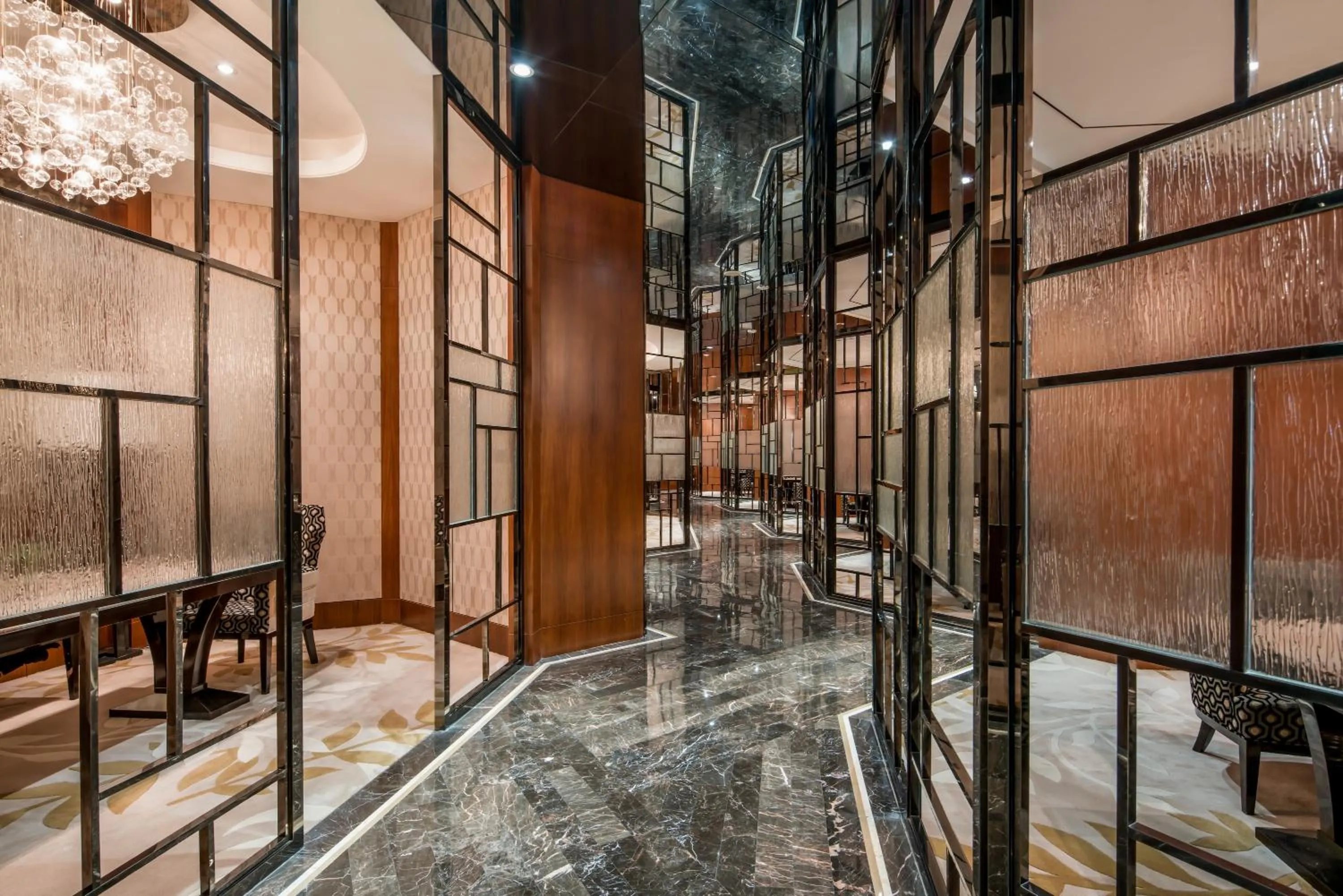 Lounge or bar in Minyoun Chengdu Kehua Hotel – Member of Preferred Hotels & Resorts