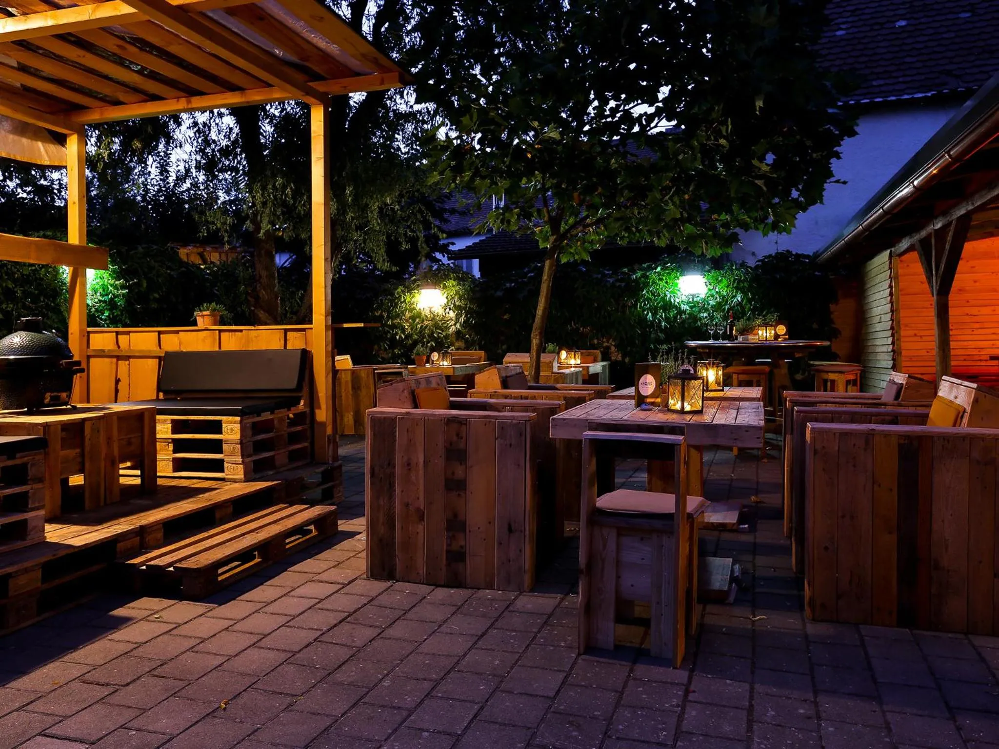 Garden in Hotel Krone