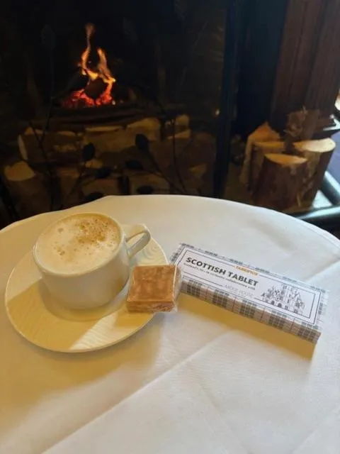 fireplace in Ardoe House Hotel & Spa