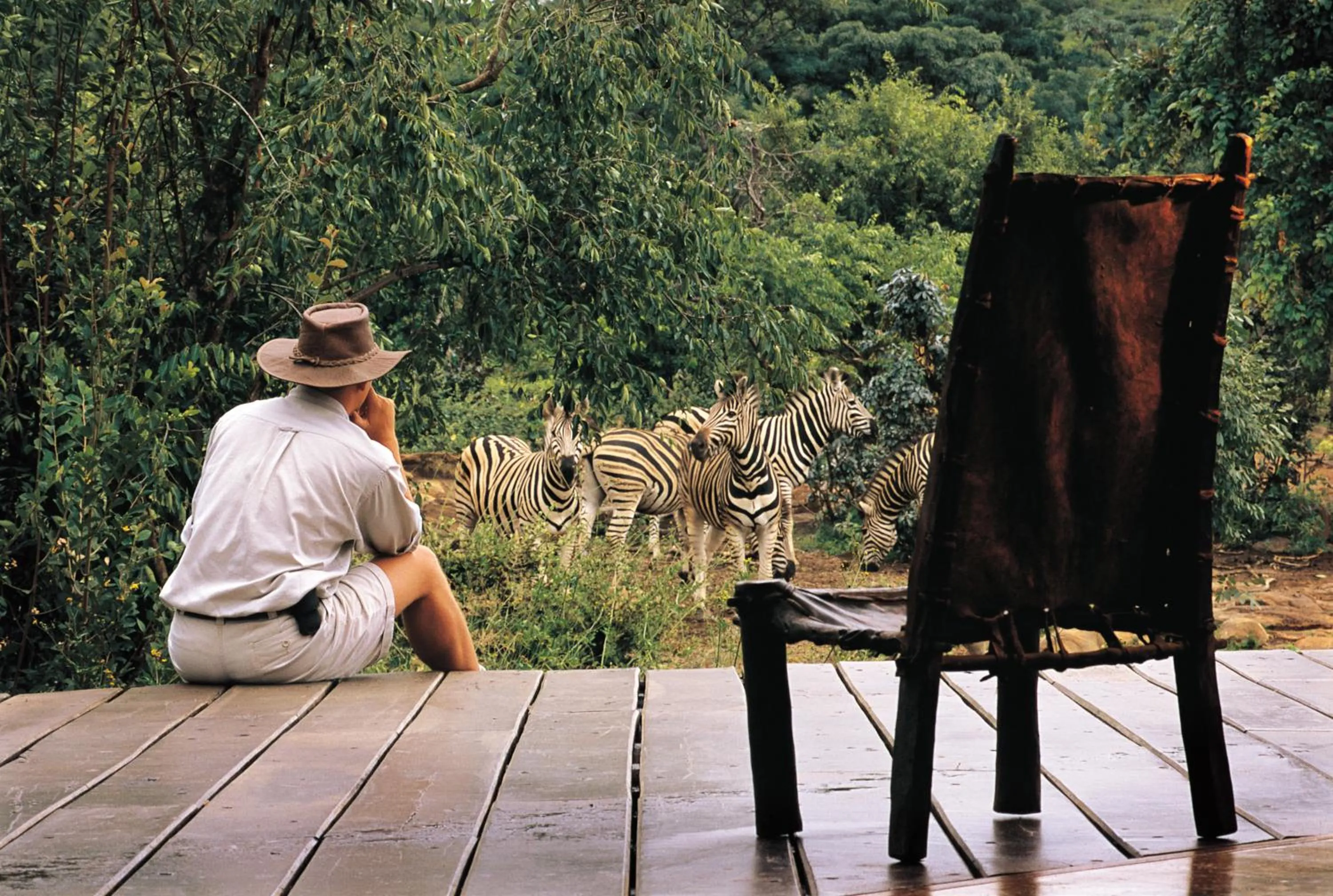 Patio in Makweti Safari Lodge