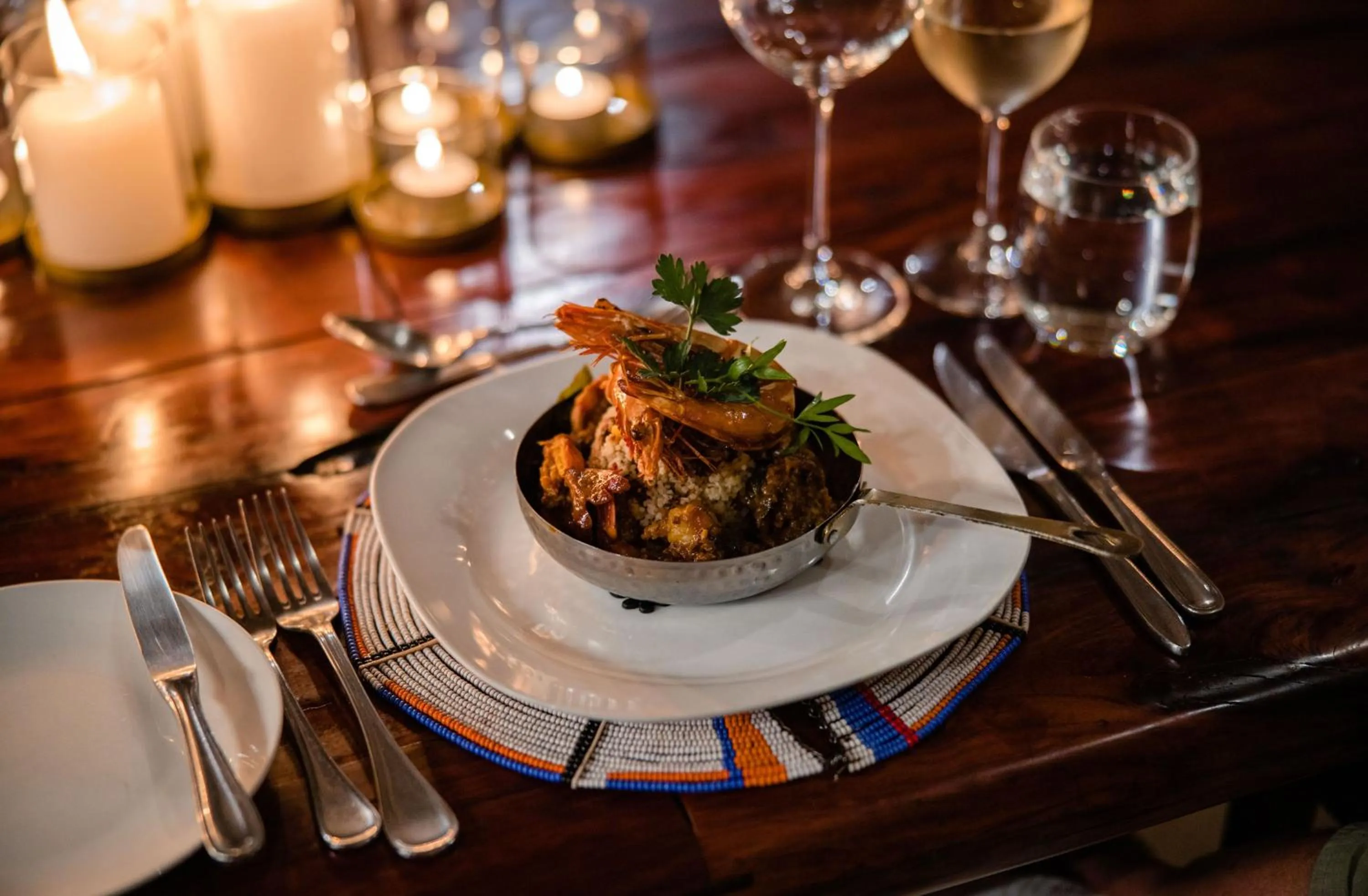 Restaurant/places to eat in Makweti Safari Lodge