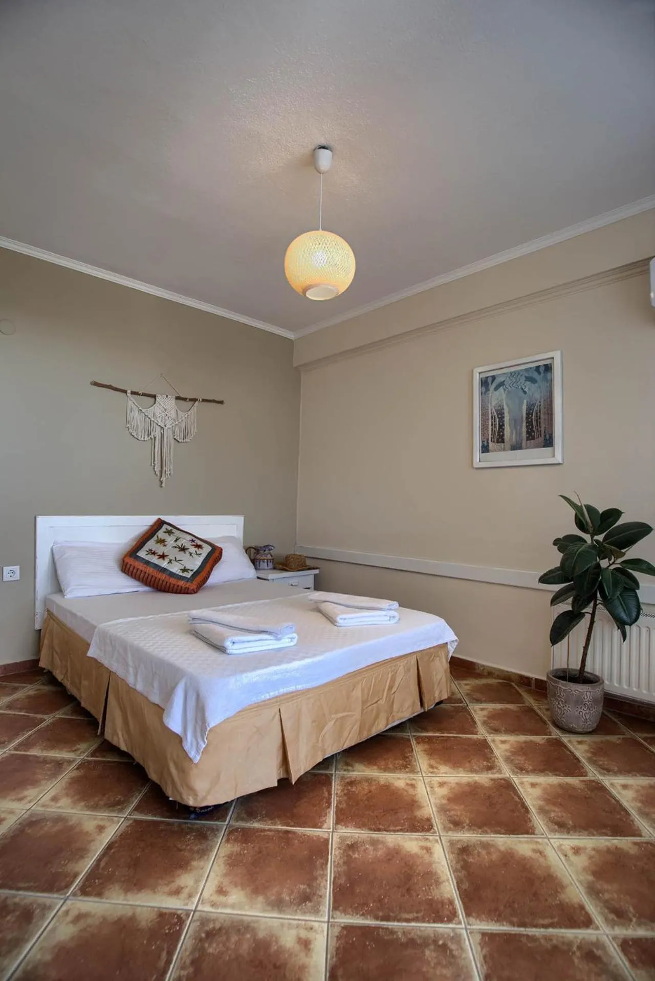 Bed in Club Afrodit Tatil Köyü