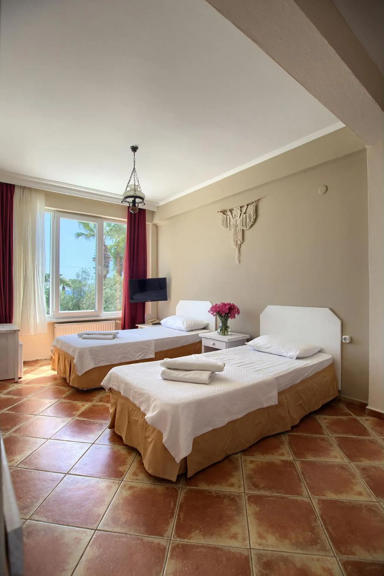 Bed in Club Afrodit Tatil Köyü