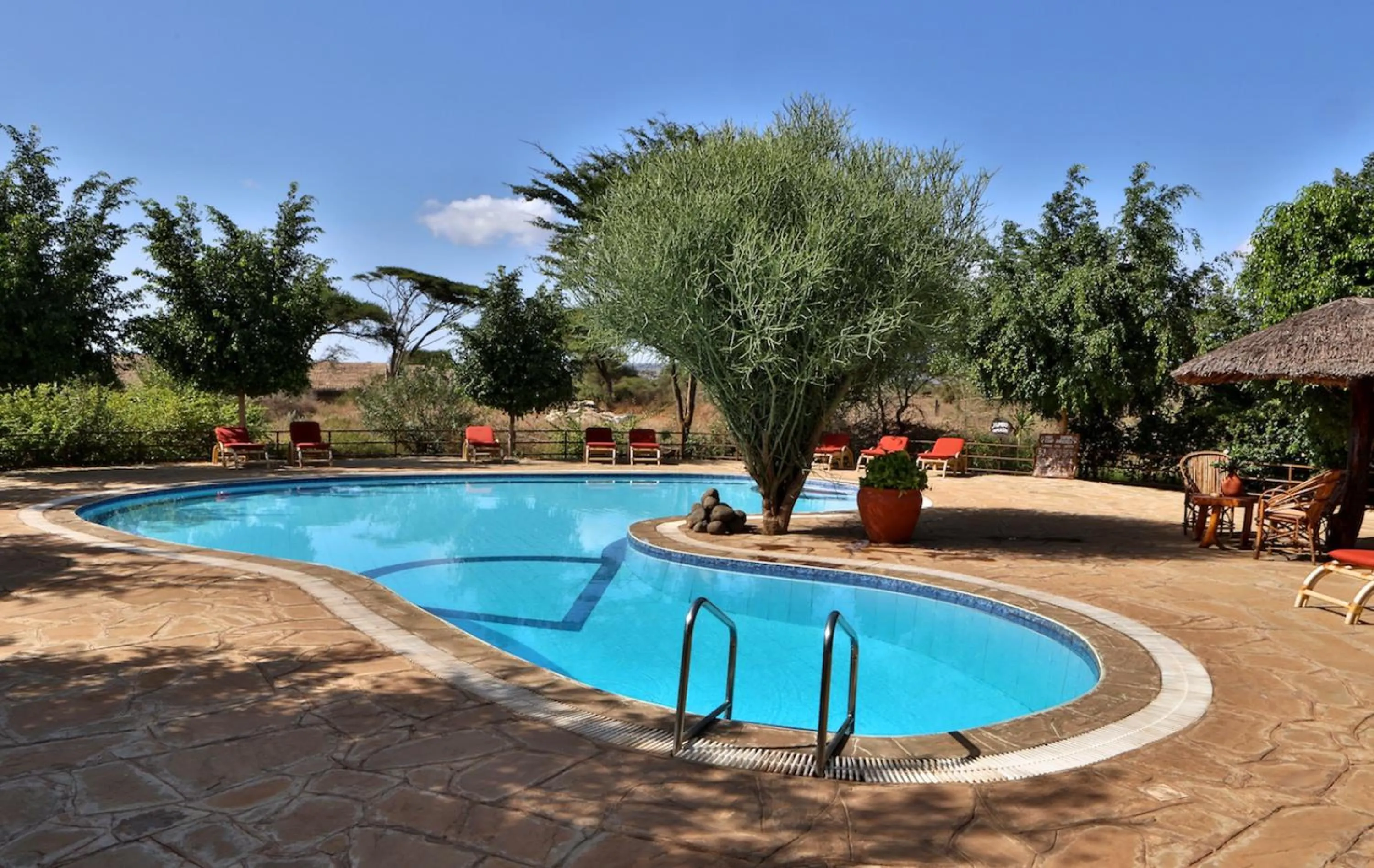 Pool view in Kibo Safari Camp