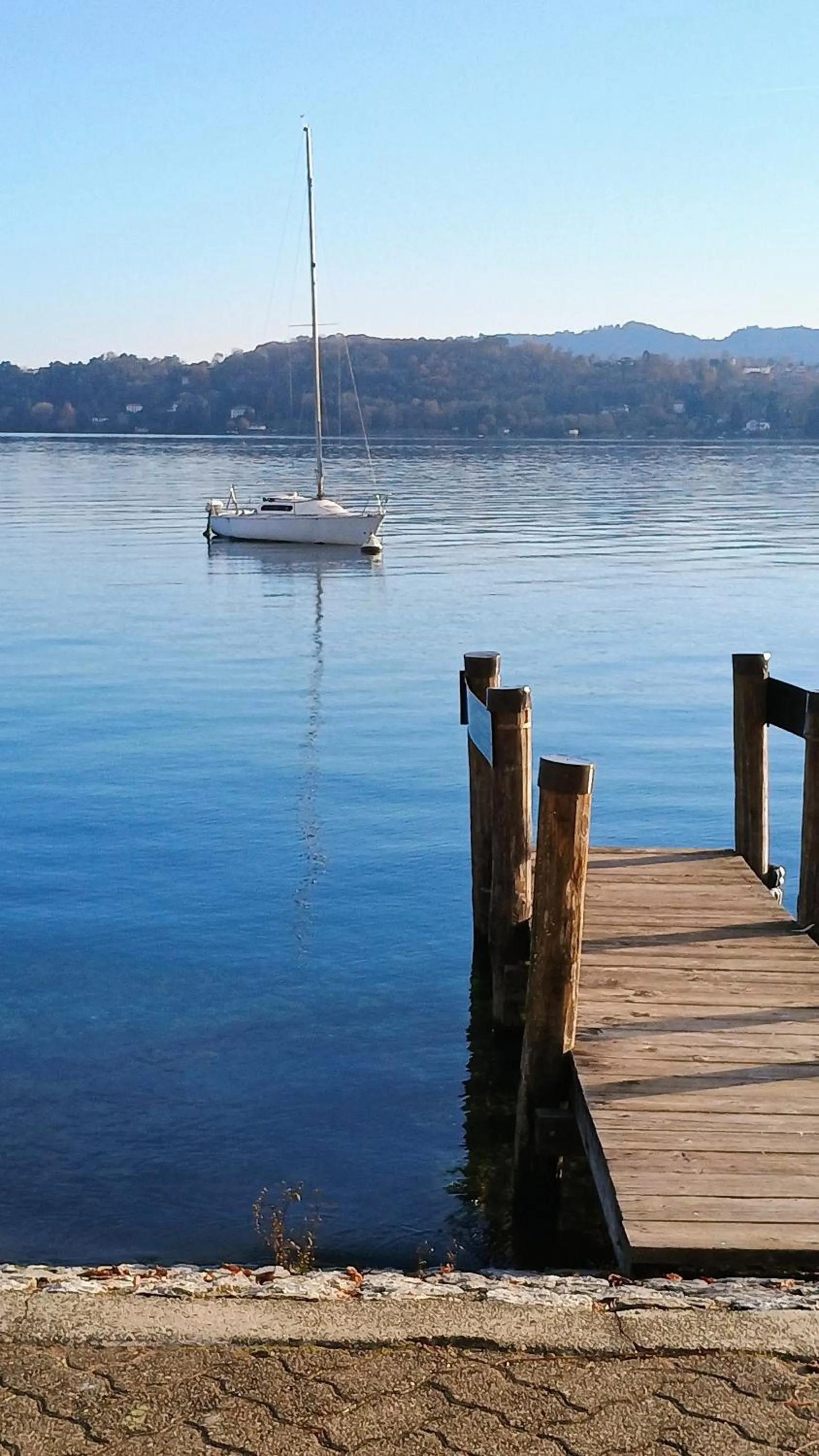 Lake view in B&B La Quiete