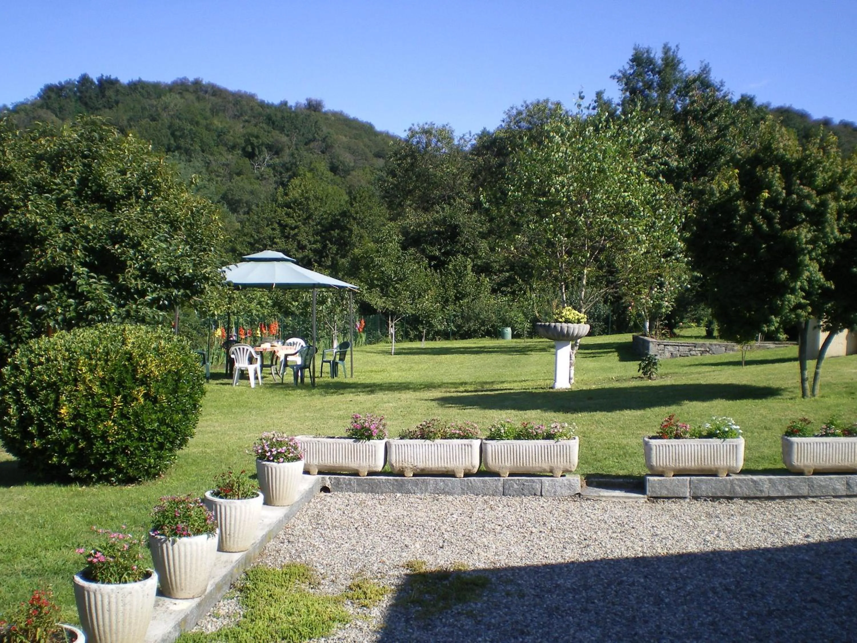 Garden view in B&B La Quiete