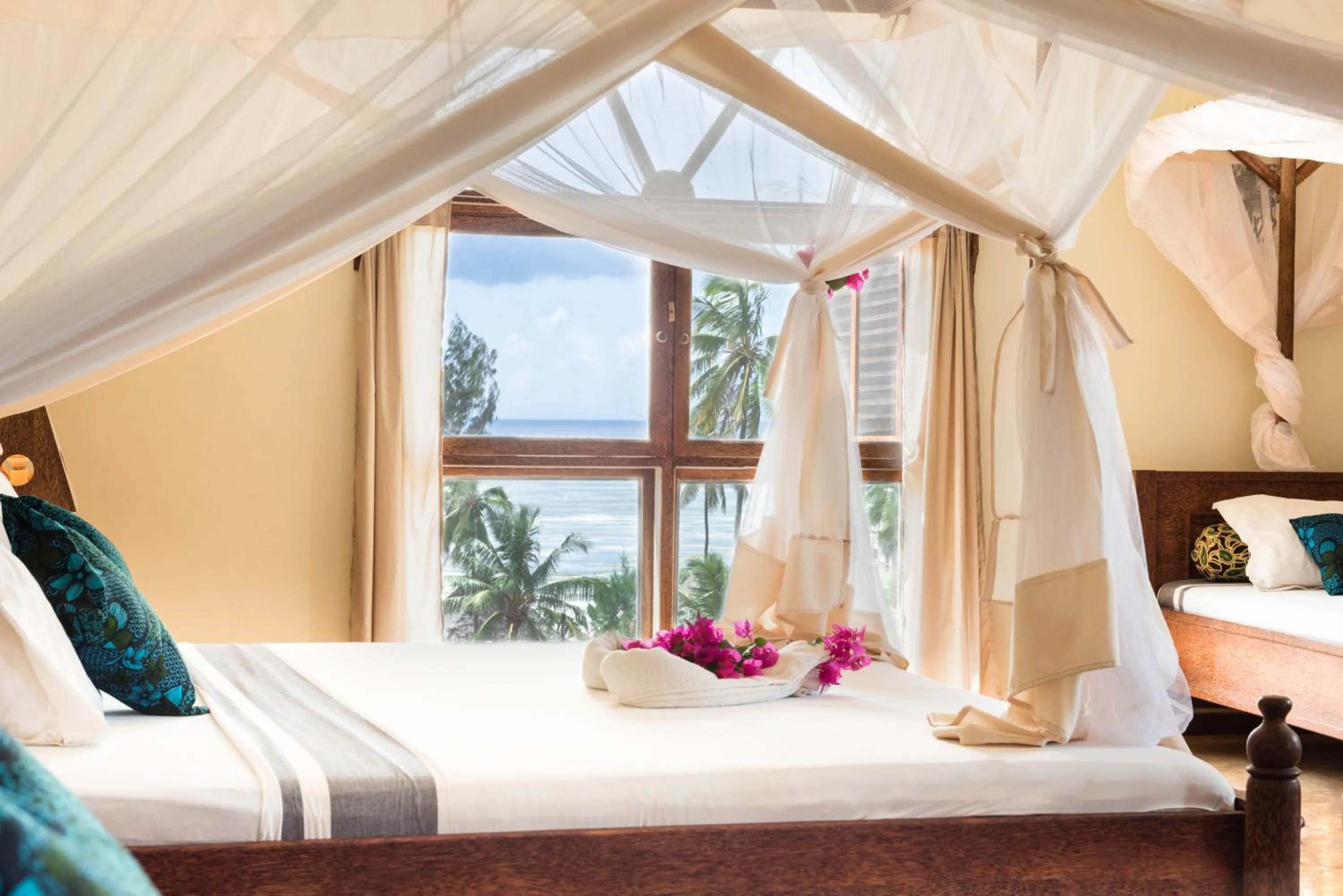 Bed in Zan View Hotel