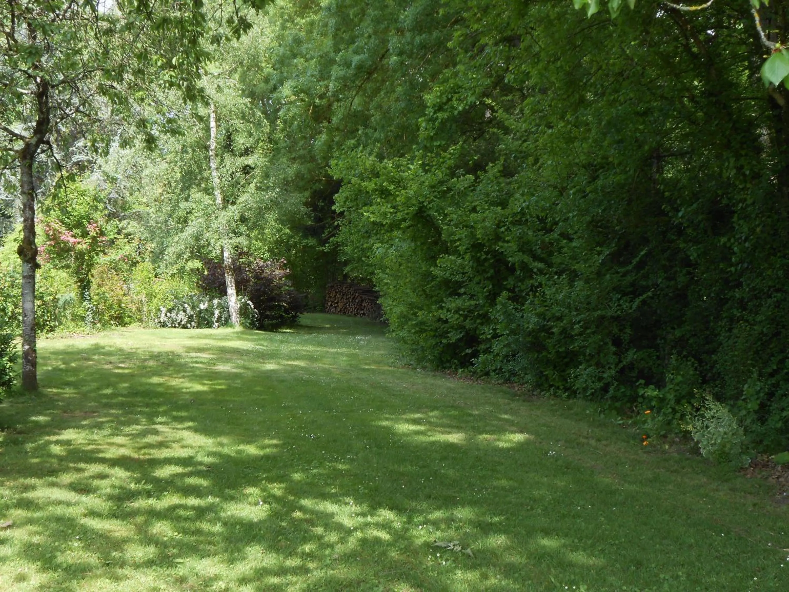 Garden view in B&B La Ferme des Bordes