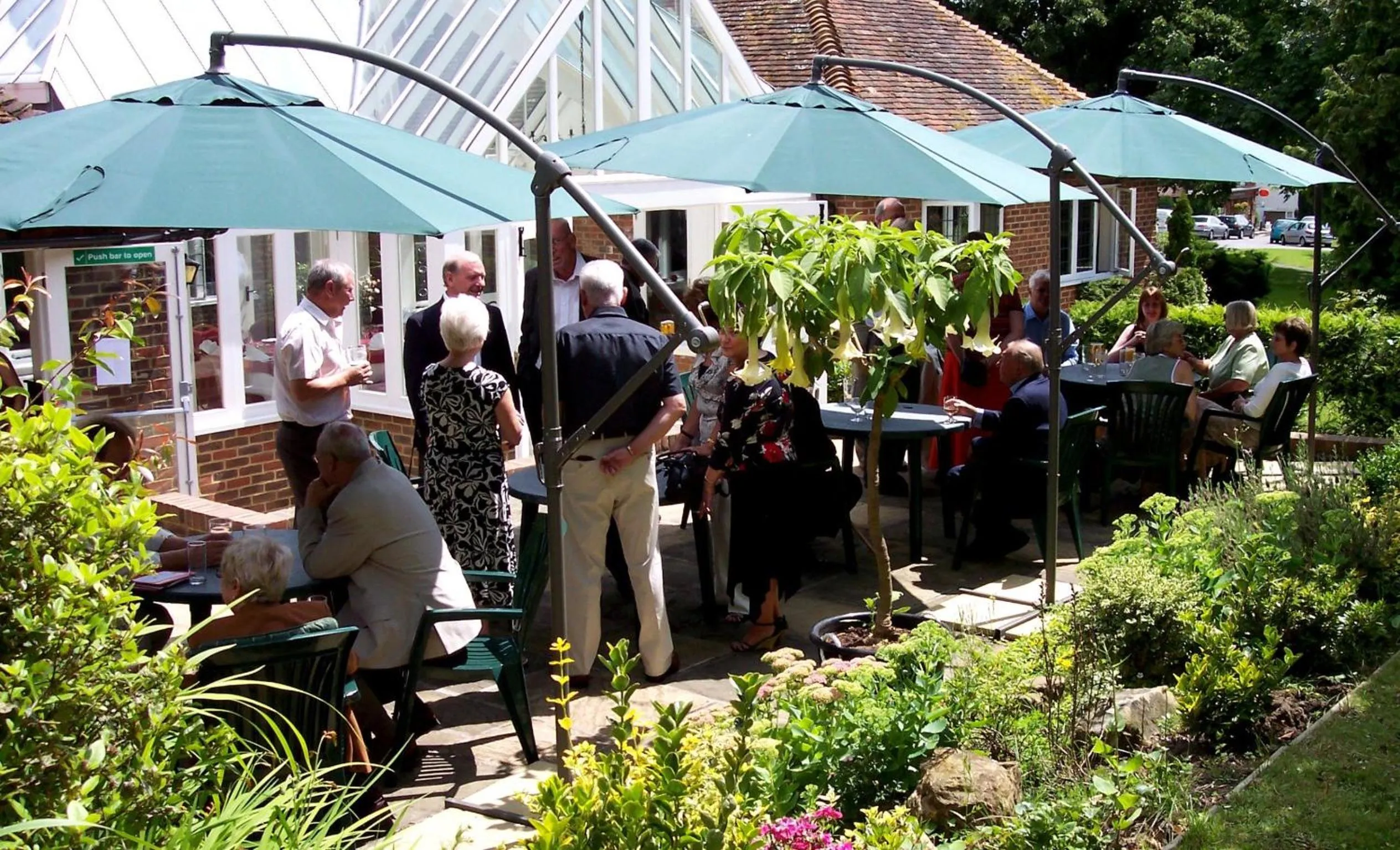 Patio in The Brickwall Hotel